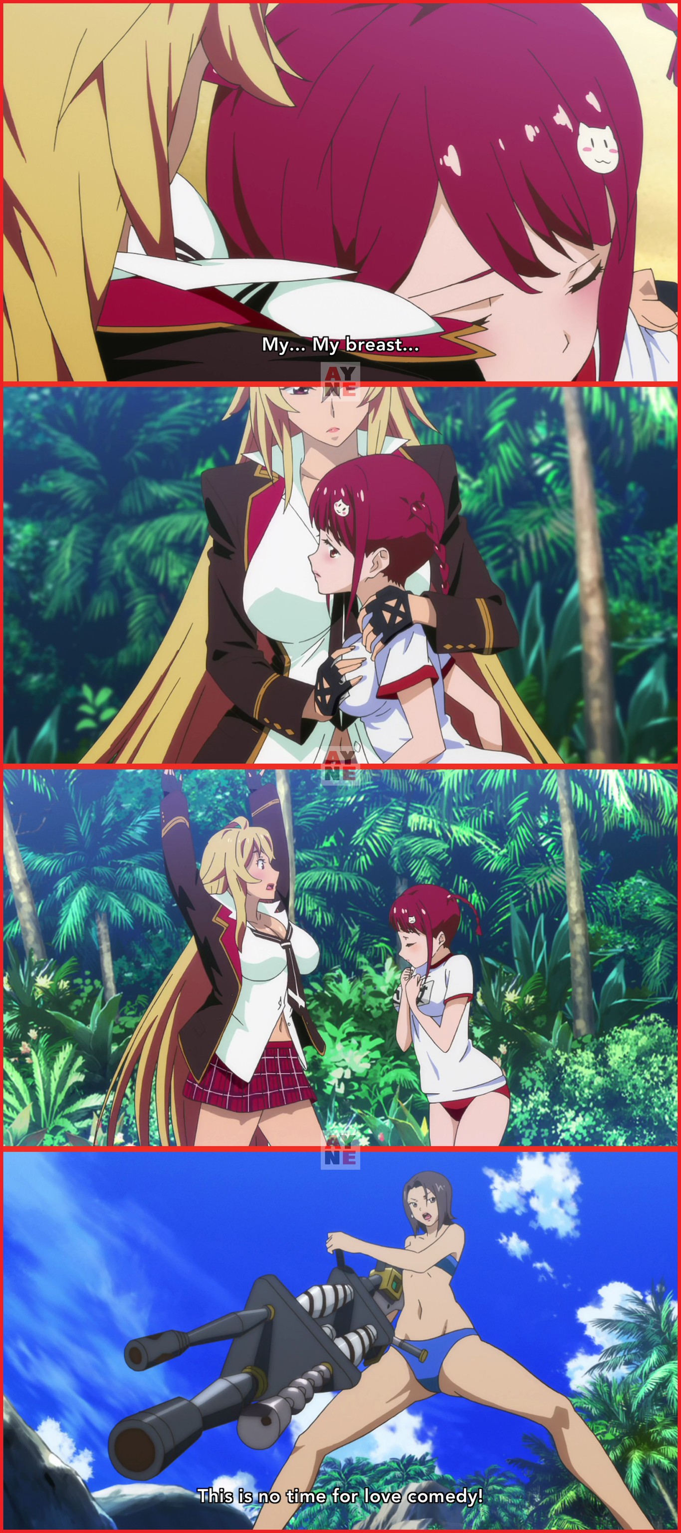 Not The Time Anime: • Valkyrie Drive: Mermaid • ヴァルキリー 
