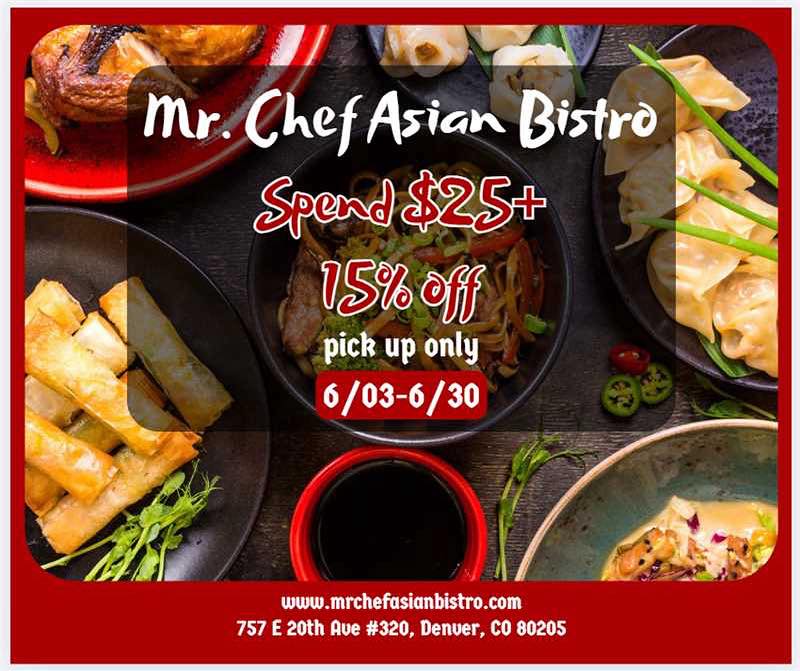 Mr. Chef Asian Bistro | Denver CO