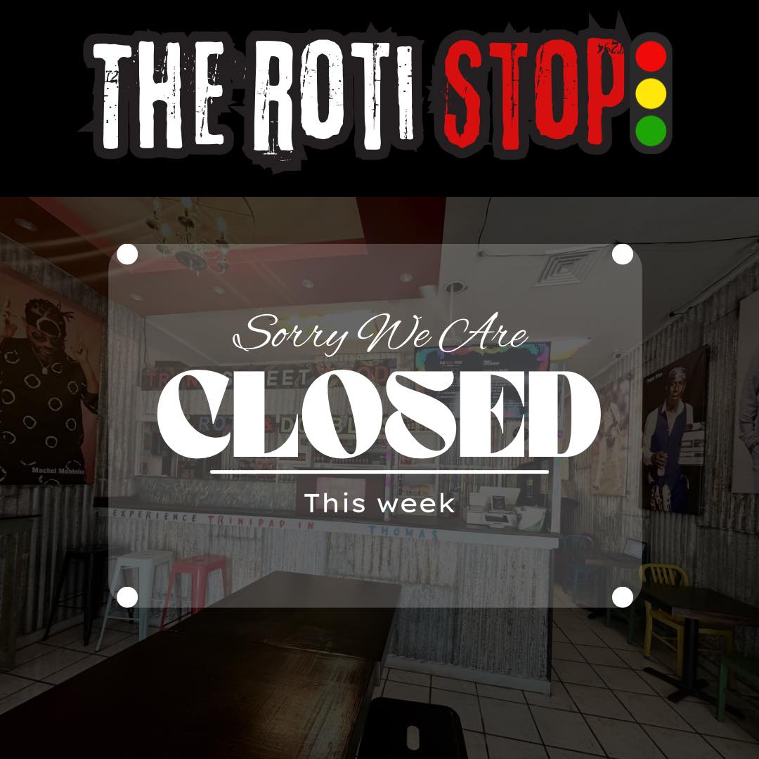 The Roti Stop - Trini Street Food | Charlotte Amalie US Virgin Islands