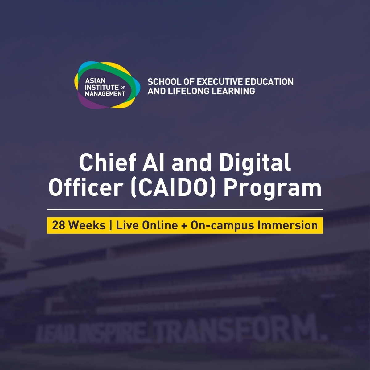 Asian Institute of Management - Chief AI and Digital Officer Program
