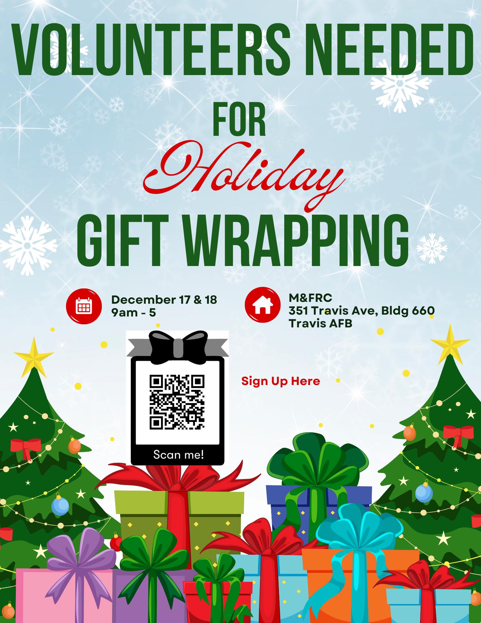 Travis - Looking for wrappers to help spread some cheer this holiday ...