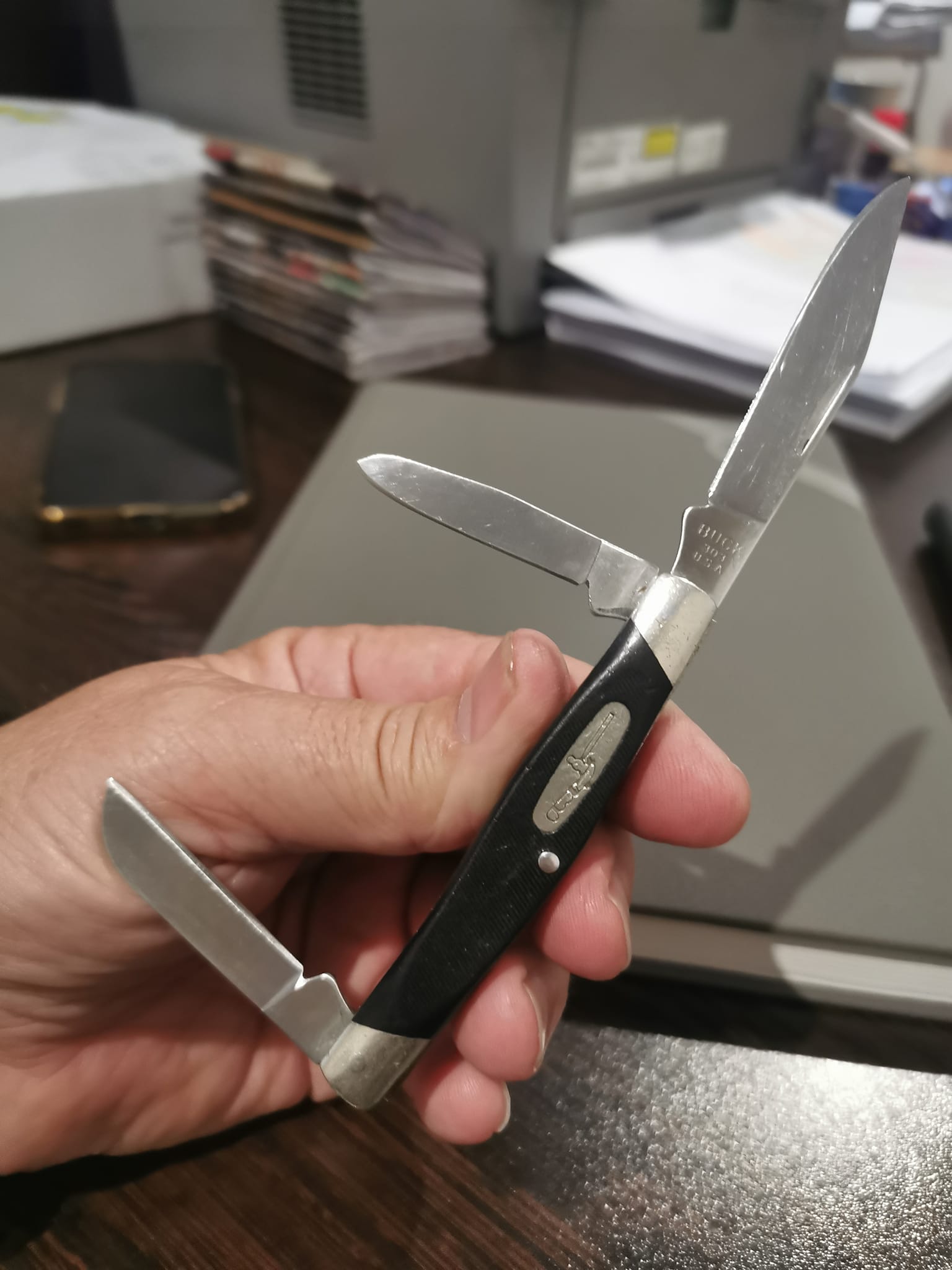 You guys remember this. 1950 pocket knife. Good ole USA. ??