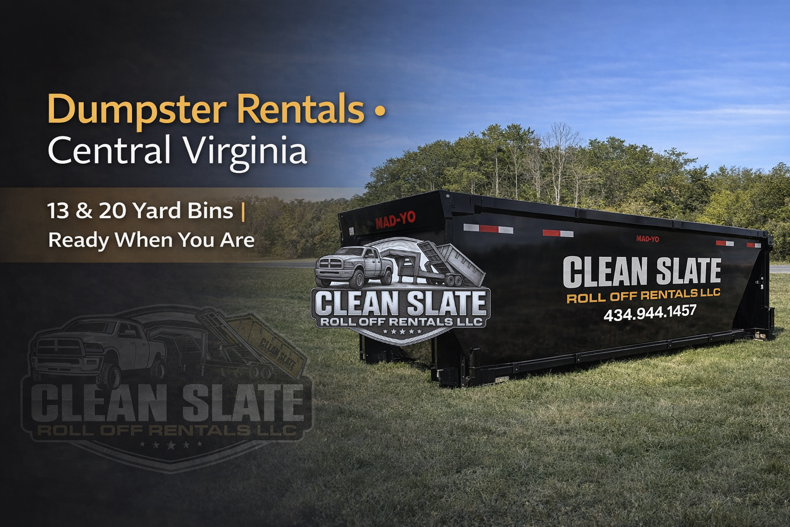 Clean Slate Roll Off Rentals