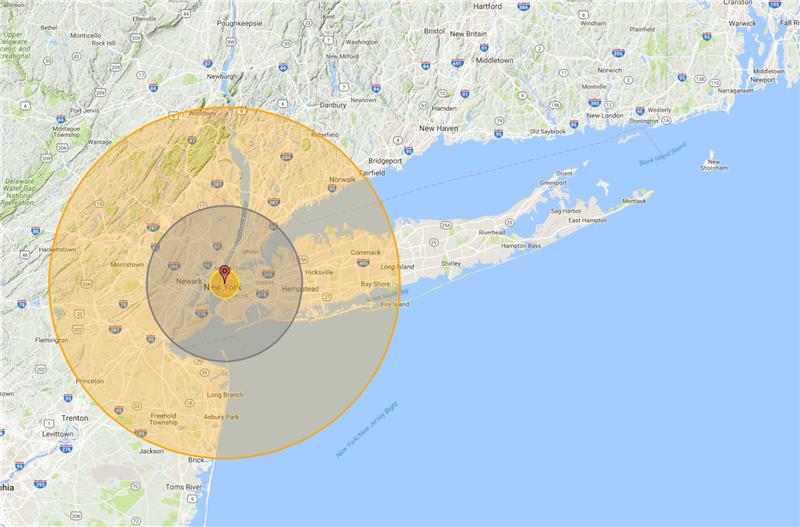 Our - There is an internet app called NUKEMAP, where the damage caused ...