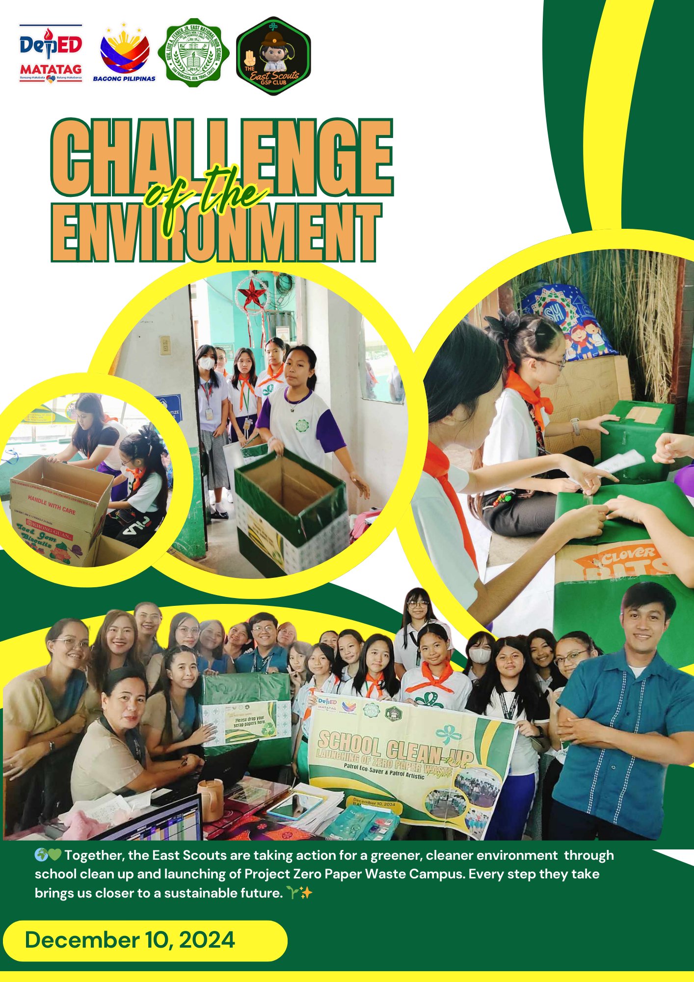 IN PHOTOS: The East Scouts launched its Zero Paper Waste Campus Project ...