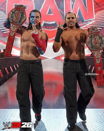 WWE 2K26 DLC pack #4 to feature Matt and Jeff Hardy