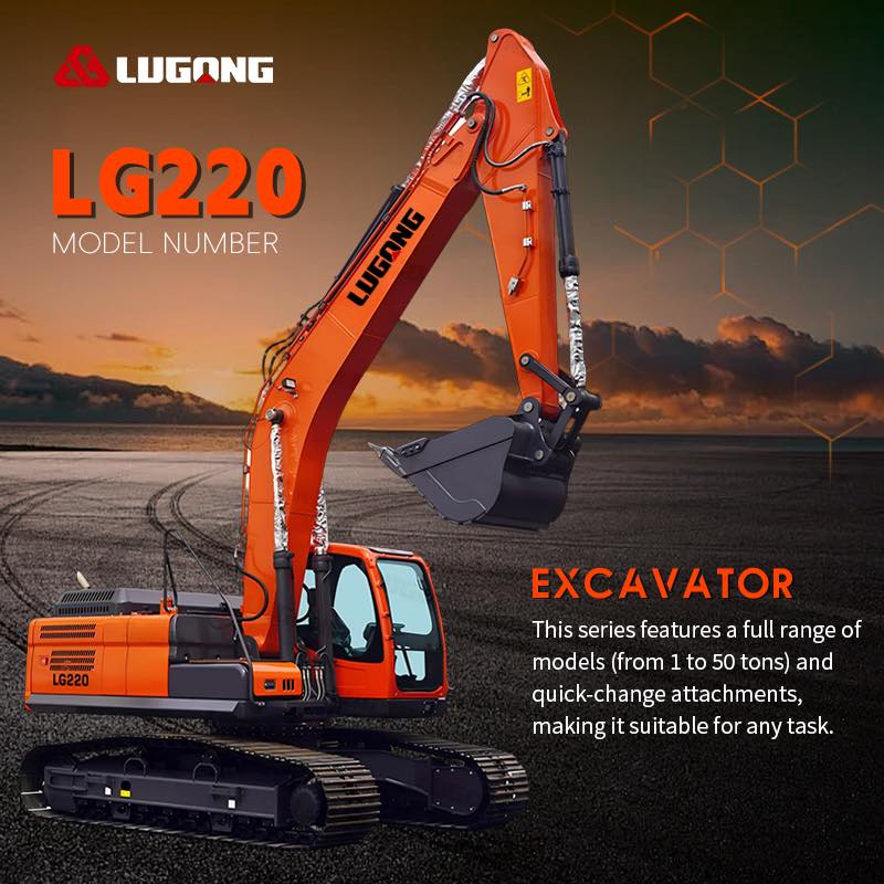 LuGong Global - 🚀 LUGONG LG220 Excavator – Built for... | Facebook