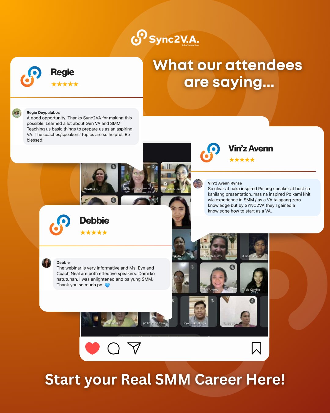 Kung active ka sa social media,... - SMM Course by Sync2VA | Facebook