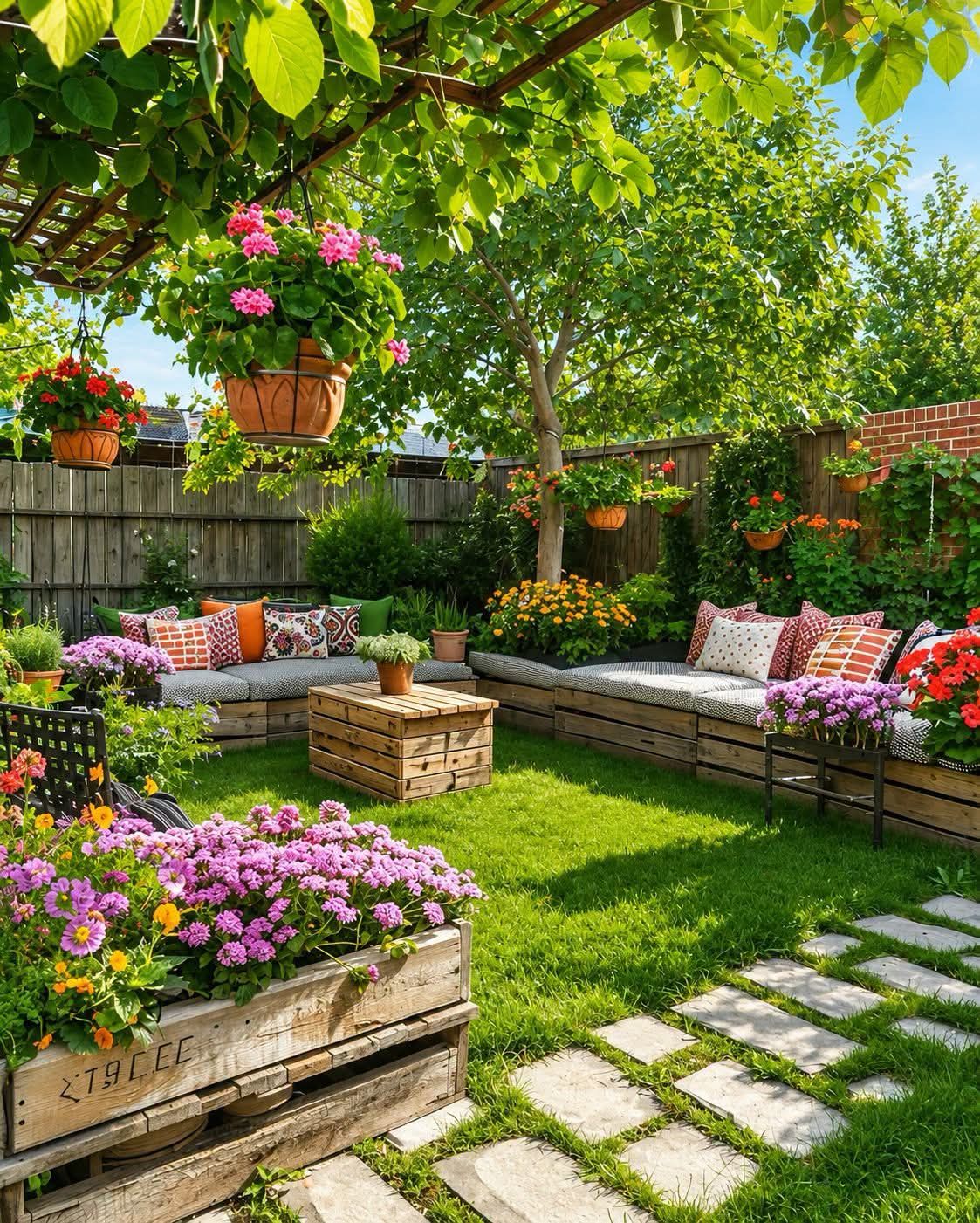 We loved transforming Jahel and Winter's backyard into a five-star