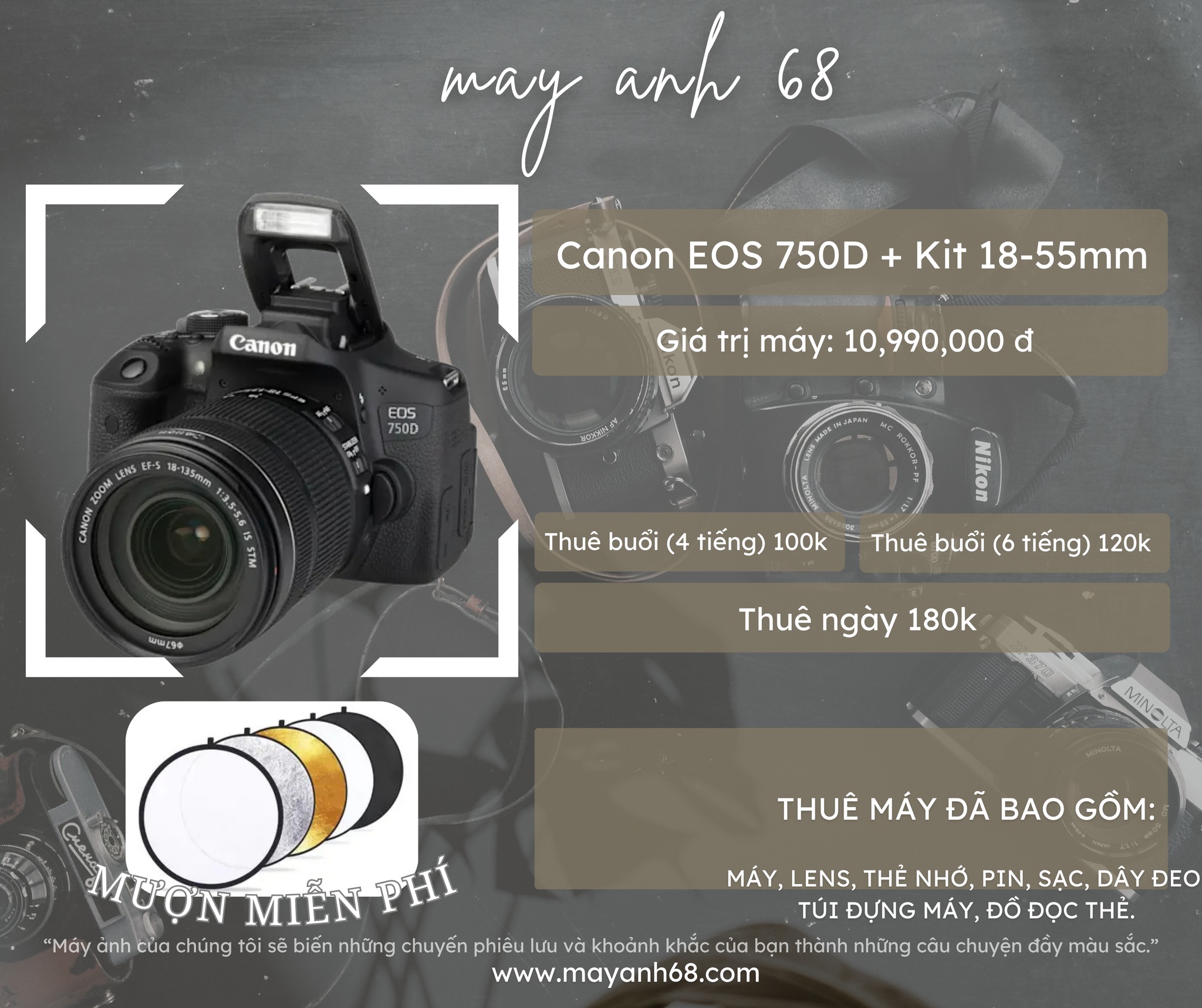 Máy ảnh 68 - Dịch vụ vệ sinh Lens & Máy ảnh | Rach Gia