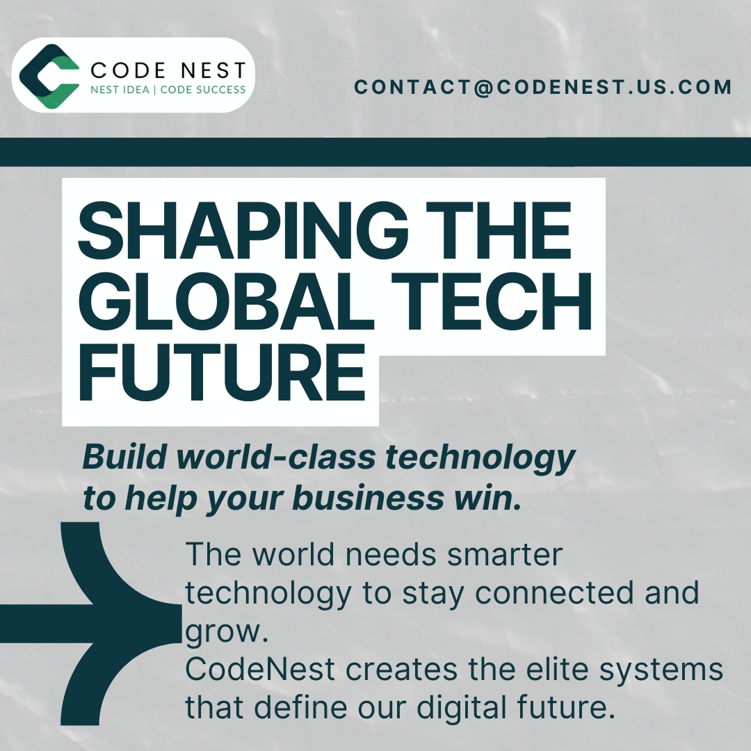 CodeNest - SHAPING THE GLOBAL TECH FUTURE: DEFINE YOUR... | Facebook