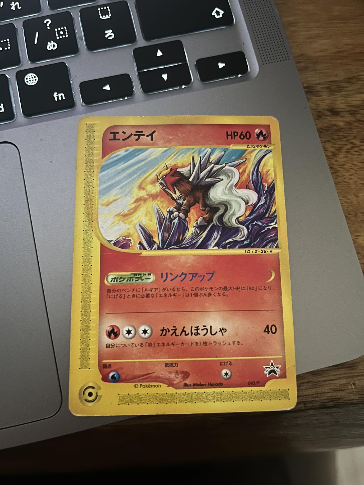 entei promo pokemon card value Old Back Special Jumbo Card CoroCoro NM-EX Ja Pokmon Hit Points230 HP Form Entei GX - 10a/73 -