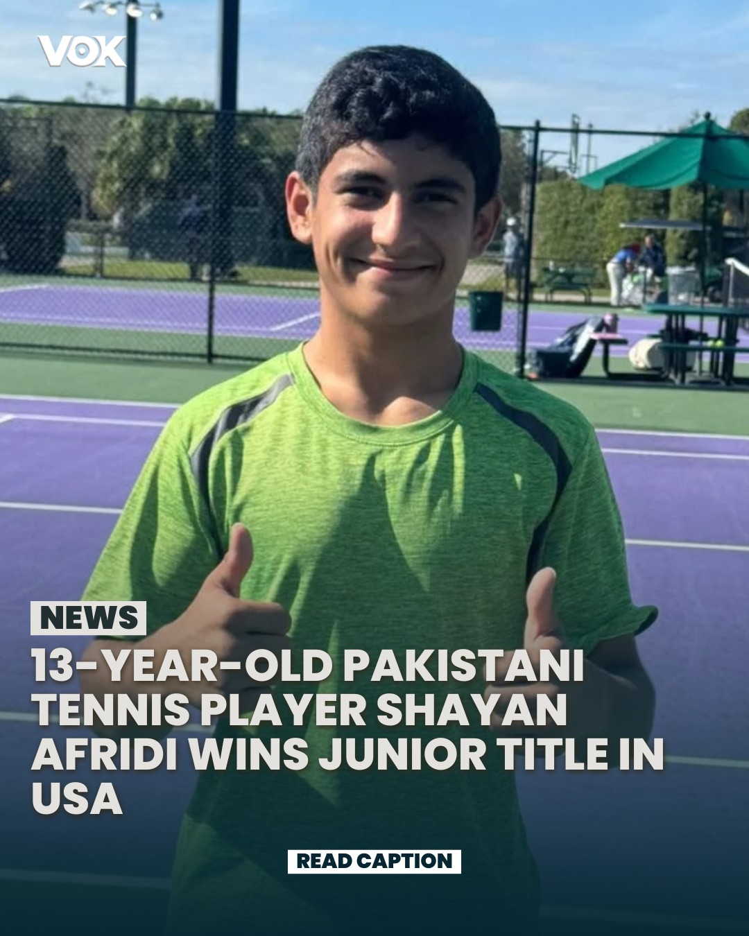 Vok - A young talent is putting Pakistan on the global tennis map 🎾 ...