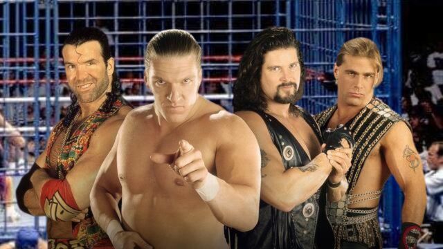 I made The Kliq in a 95 WWF universe. HBK, Hunter, 1-2-3 Kid