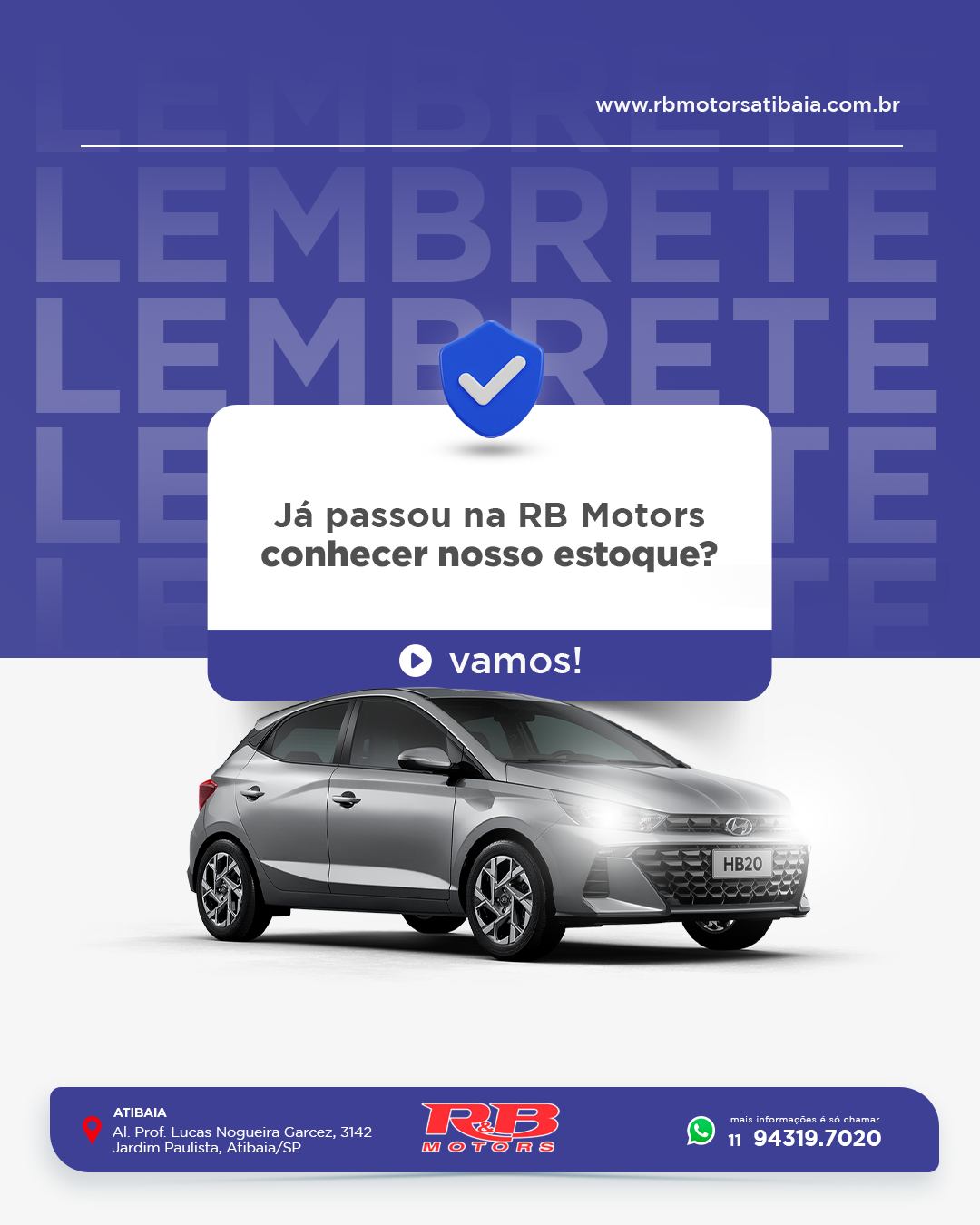 RB Motors - 😍 R&B Motors, o lugar certo pra você comprar...