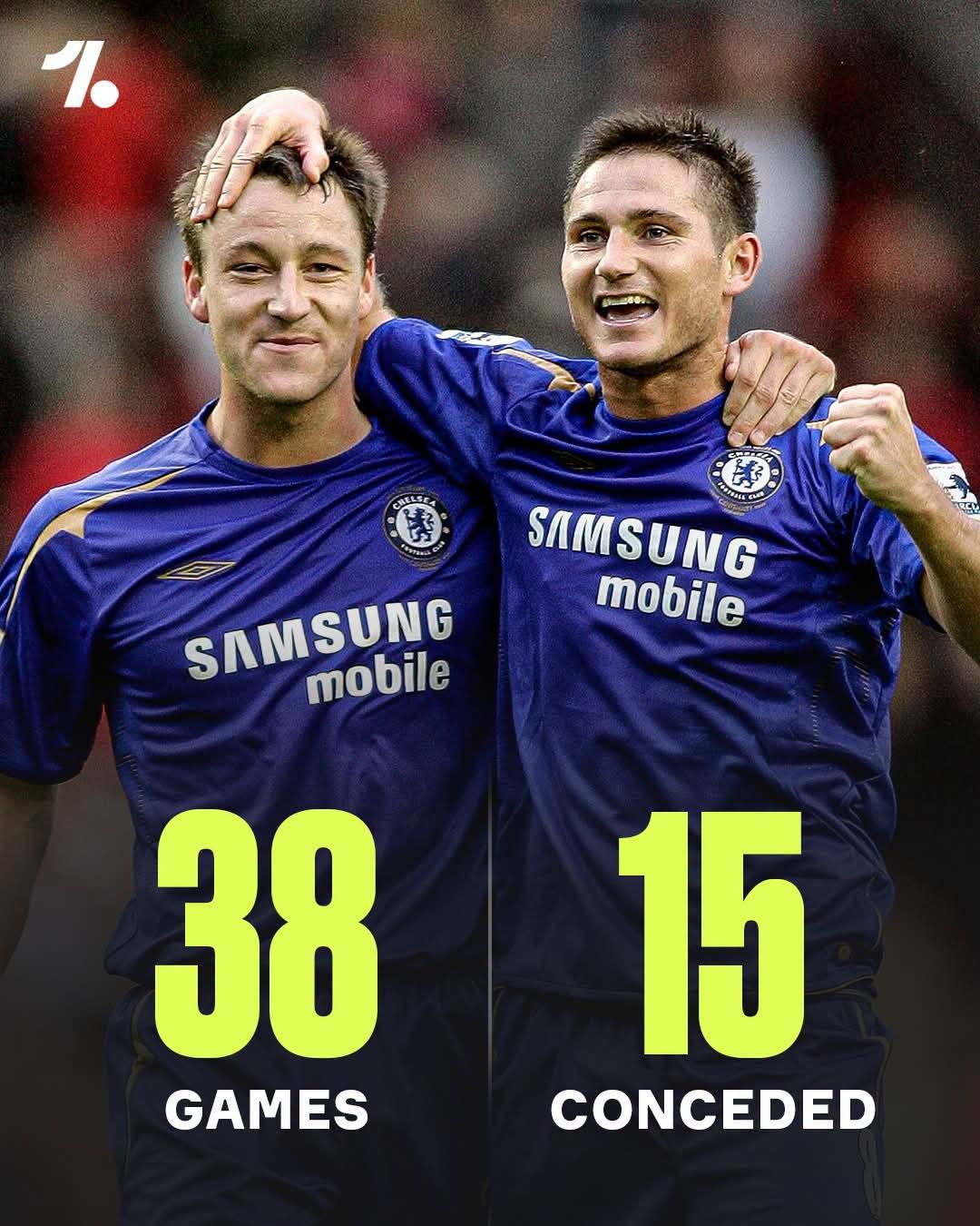 Chelsea's 2004/05 Premier League defensive record under José Mourinho