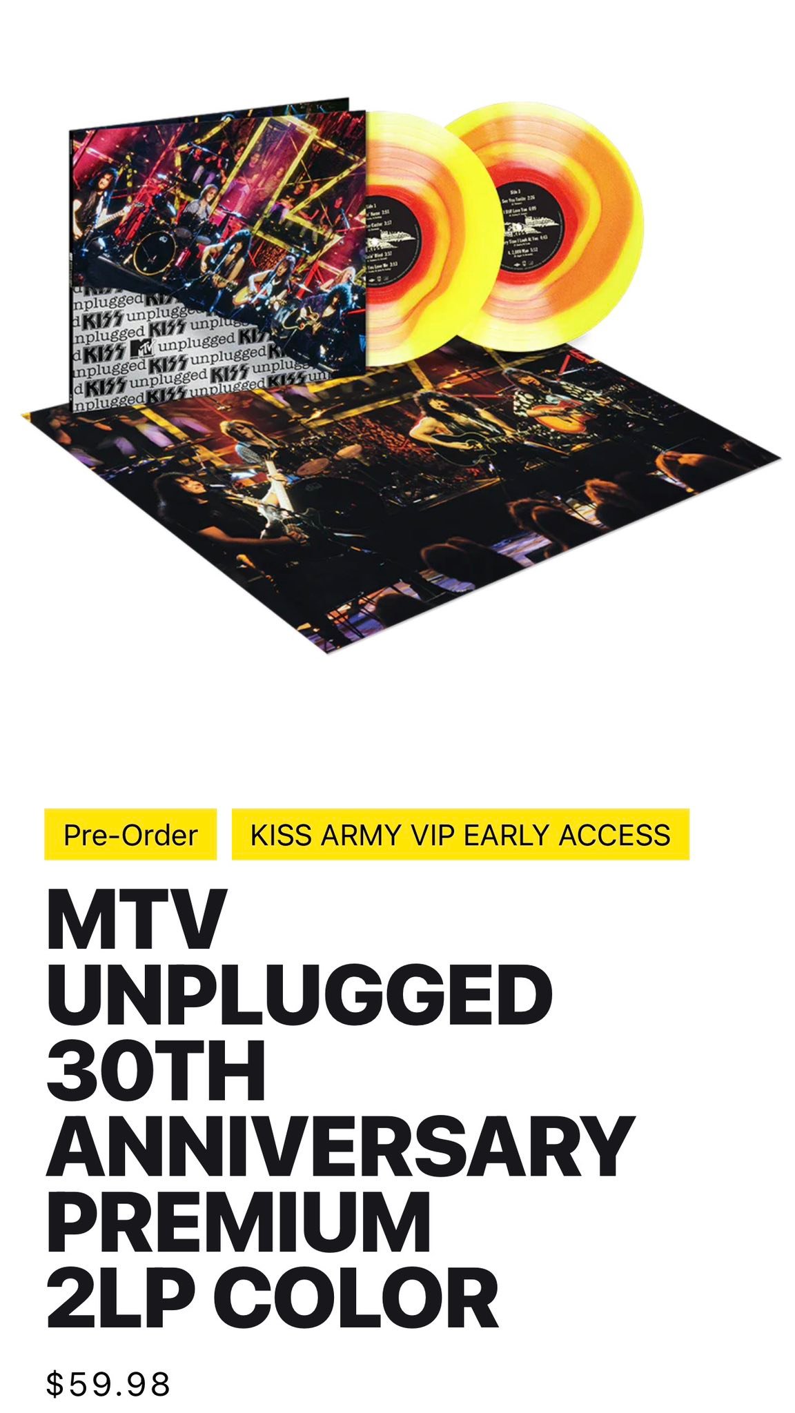 KISS Reissue 'MTV Unplugged' Performance On Vinyl For 30th Anniversary