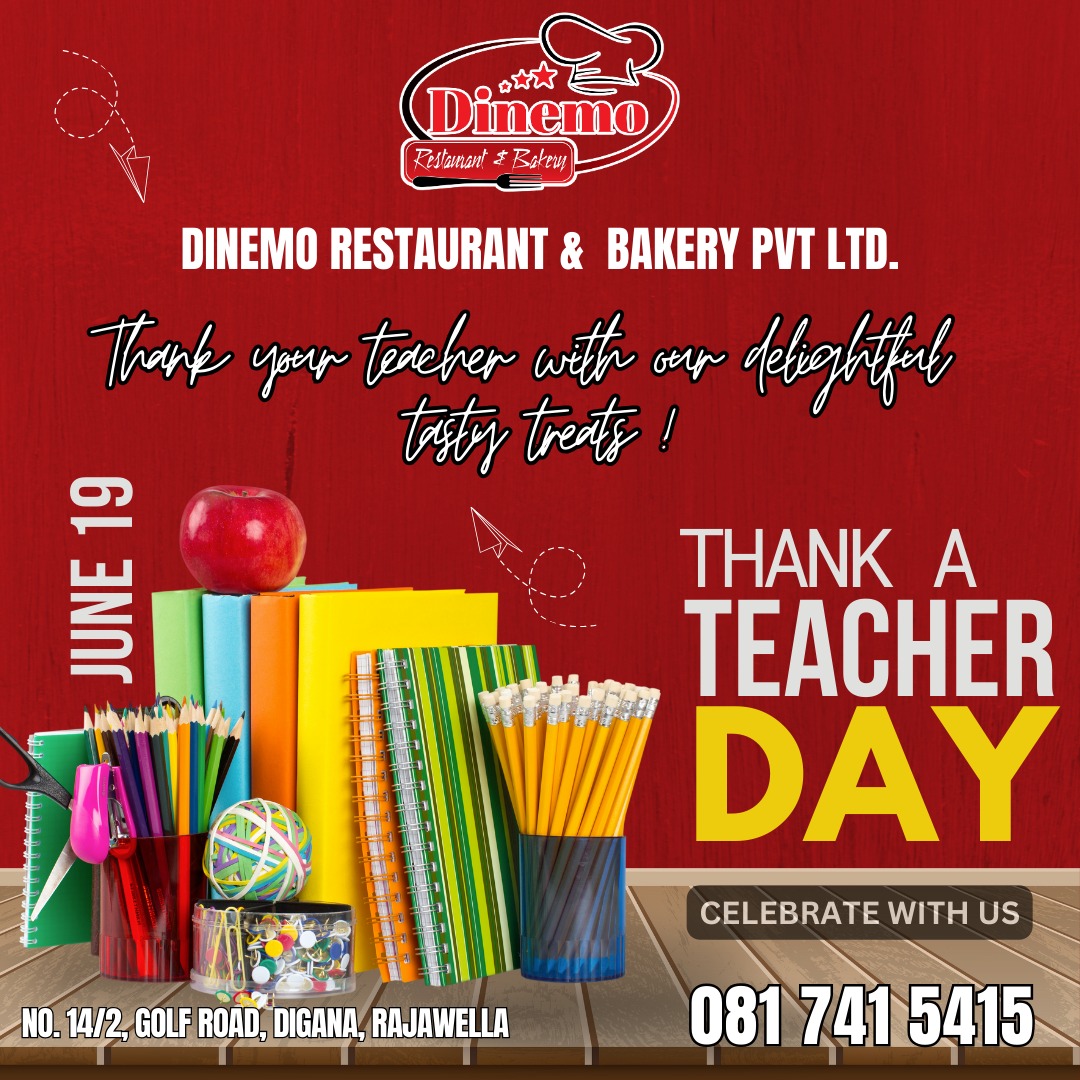 Dinemo - Celebrate National Thank a Teacher Day by honoring the mentors ...