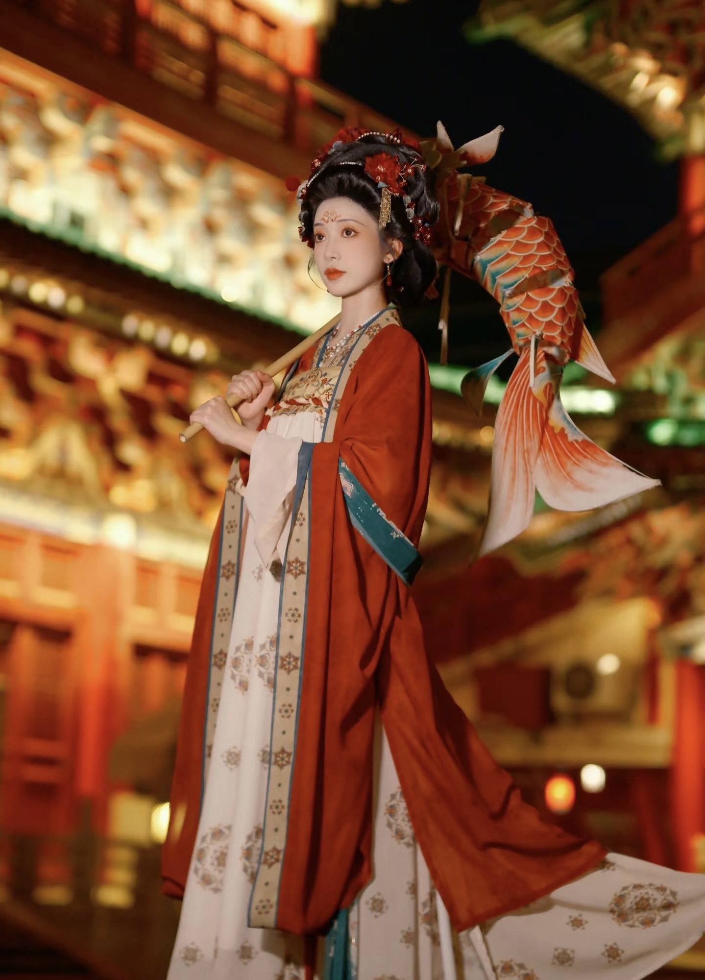 Experience ancient China in hanfu traditional dress