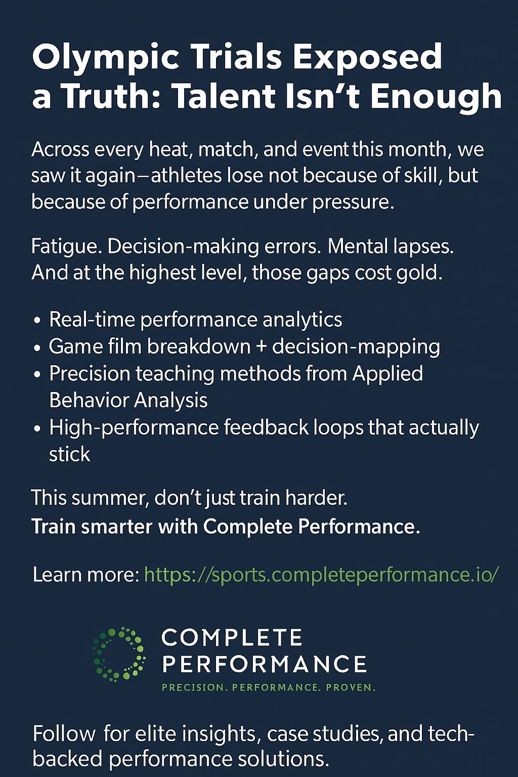 Complete Performance