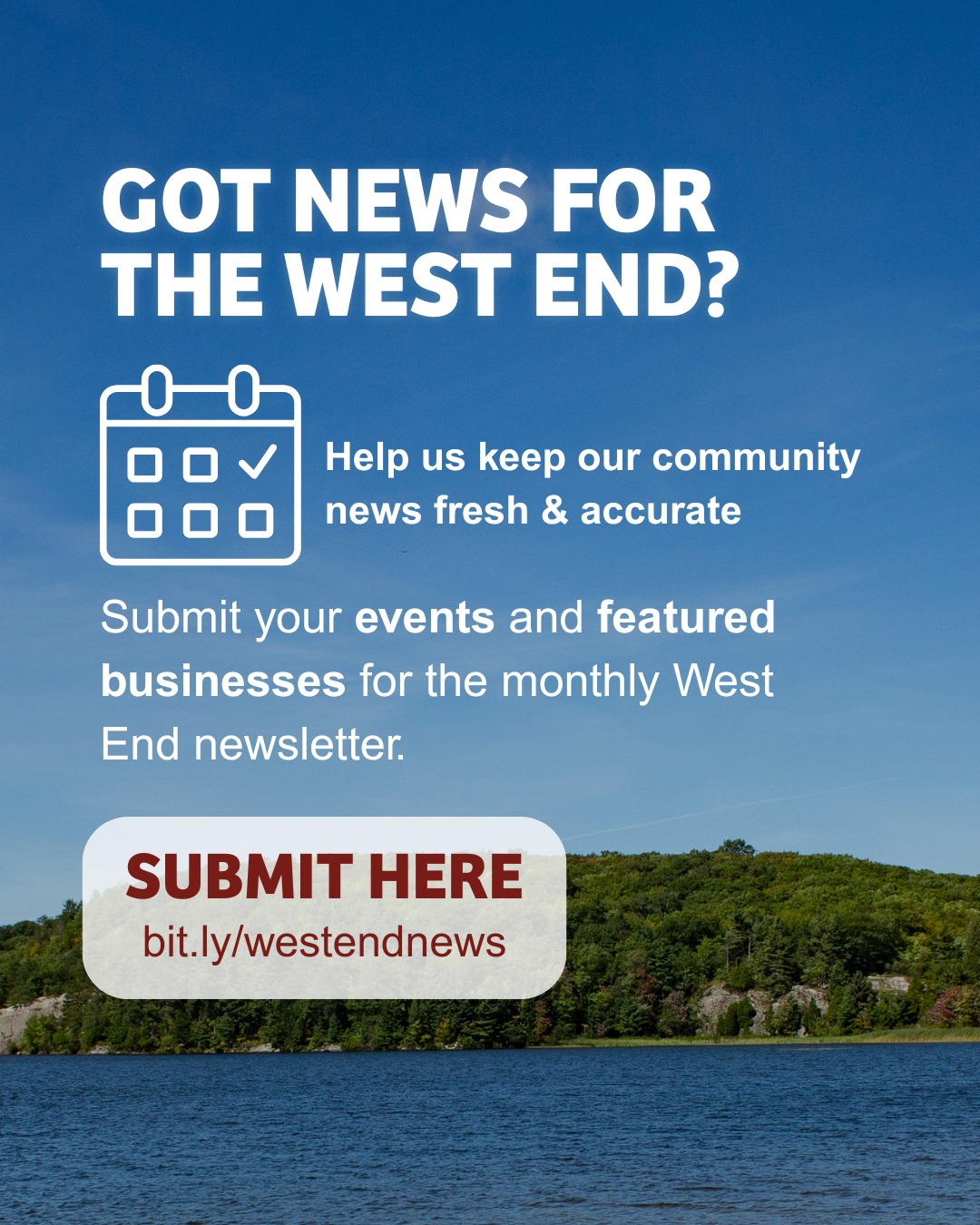 Beautiful view of Submit Your Event Request Here