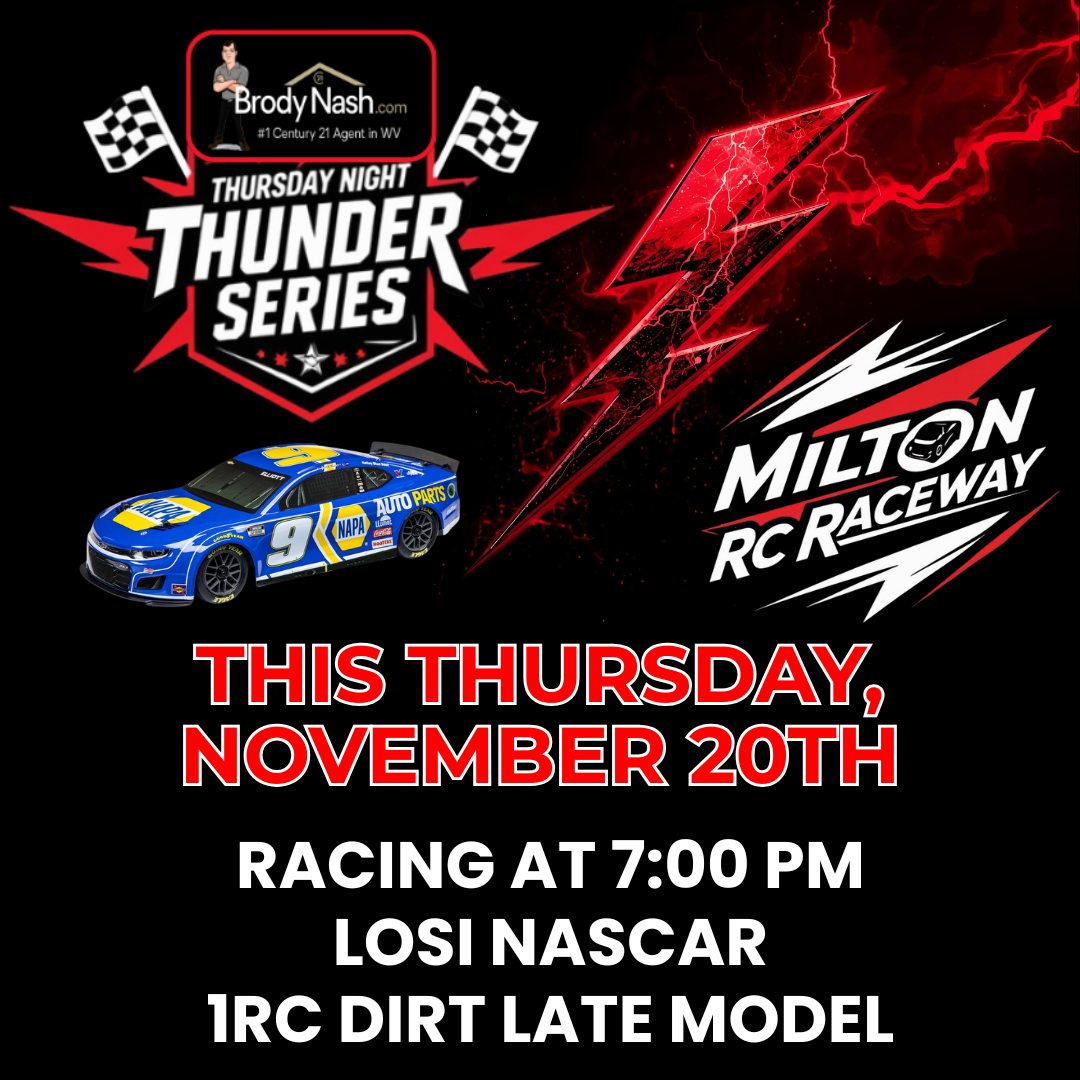 Make plans to be at the track tomorrow... - Milton RC Raceway | Facebook