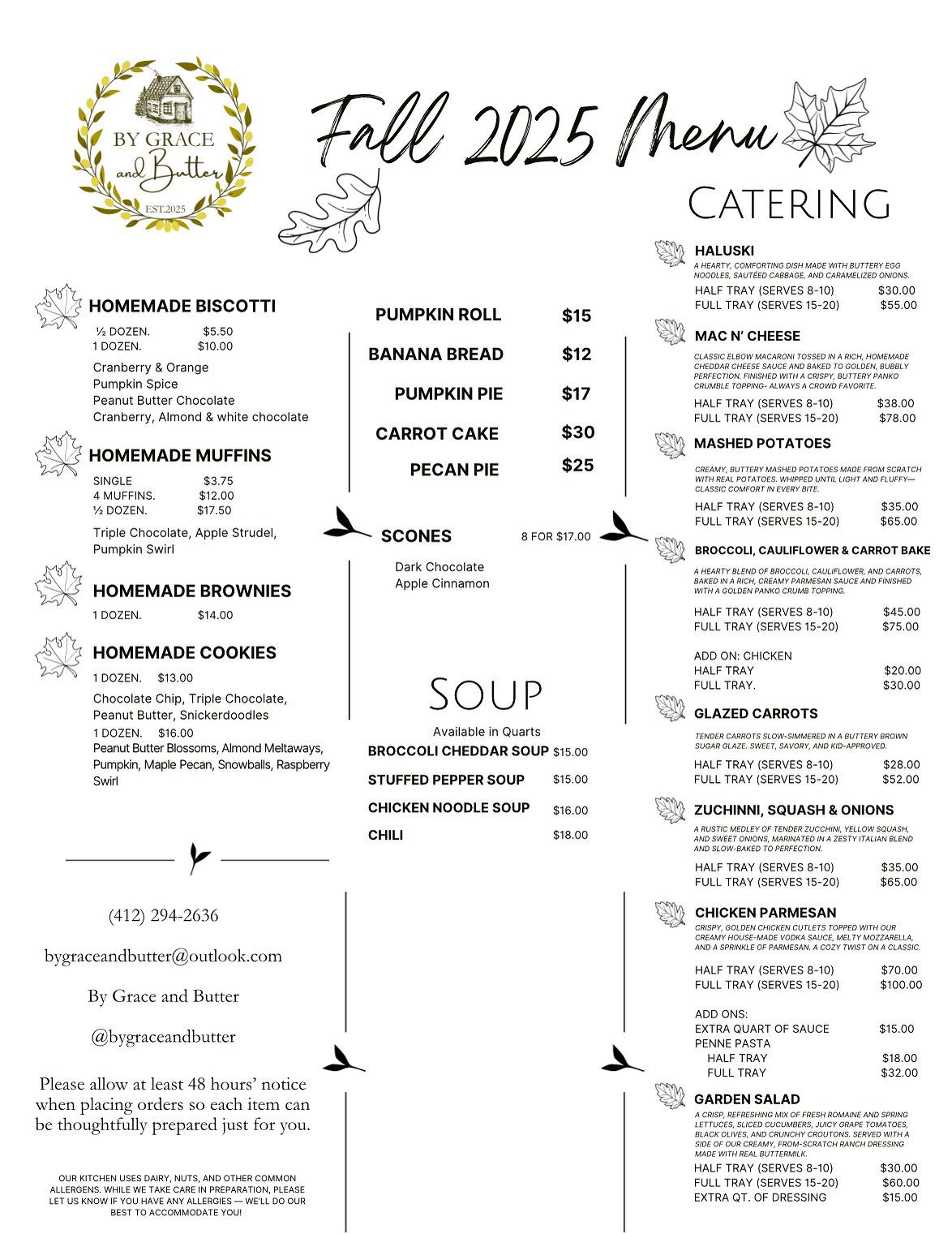 By - 🍂 It’s here… our Fall Menu! 🍂 From cozy catered sides for your ...