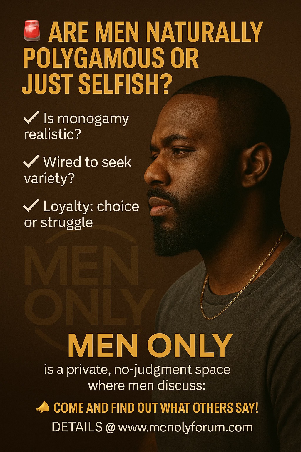 MEN ONLY