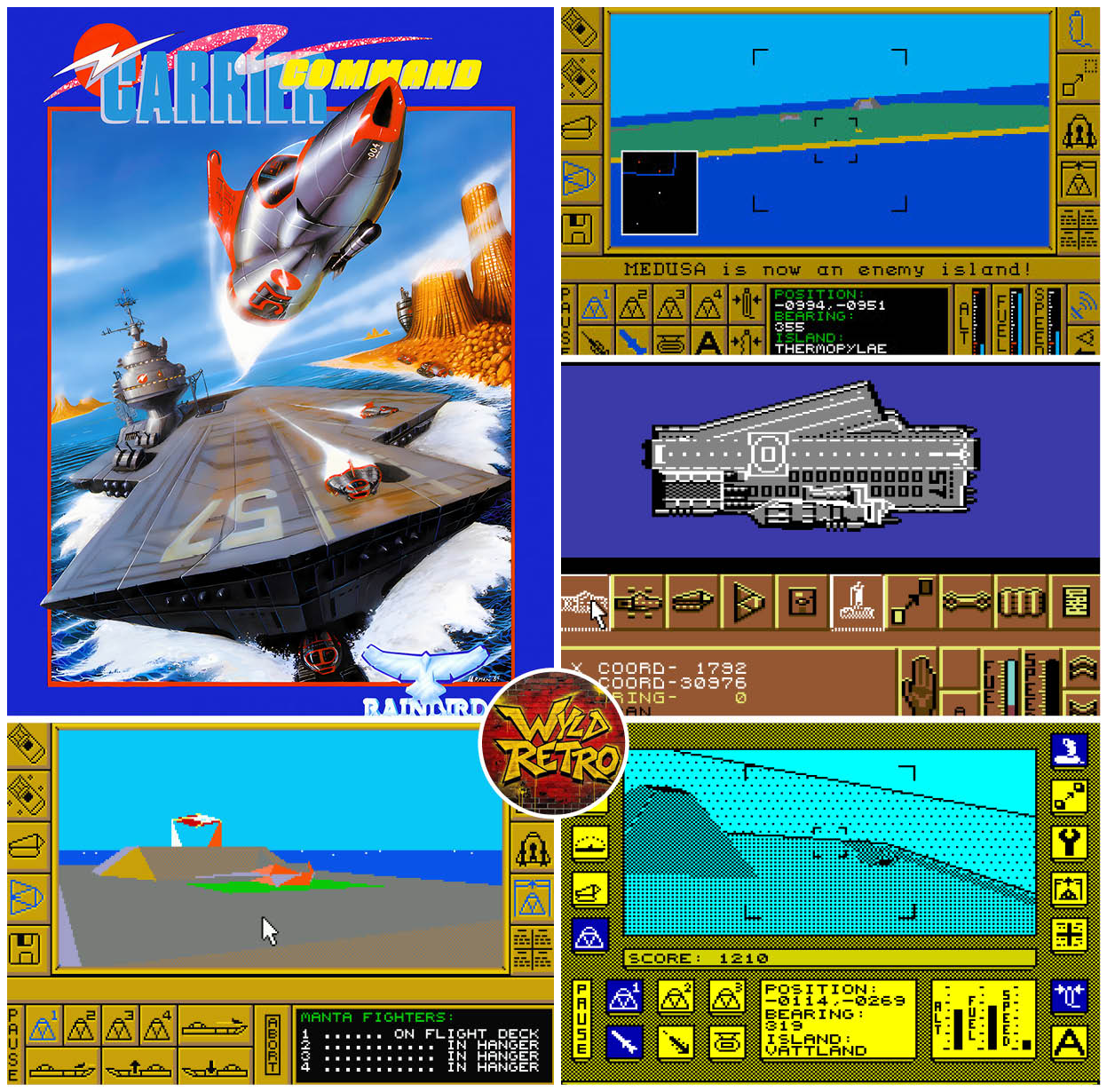 月 Carrier Command: a classic 1988 real-time strategy and simulation game
