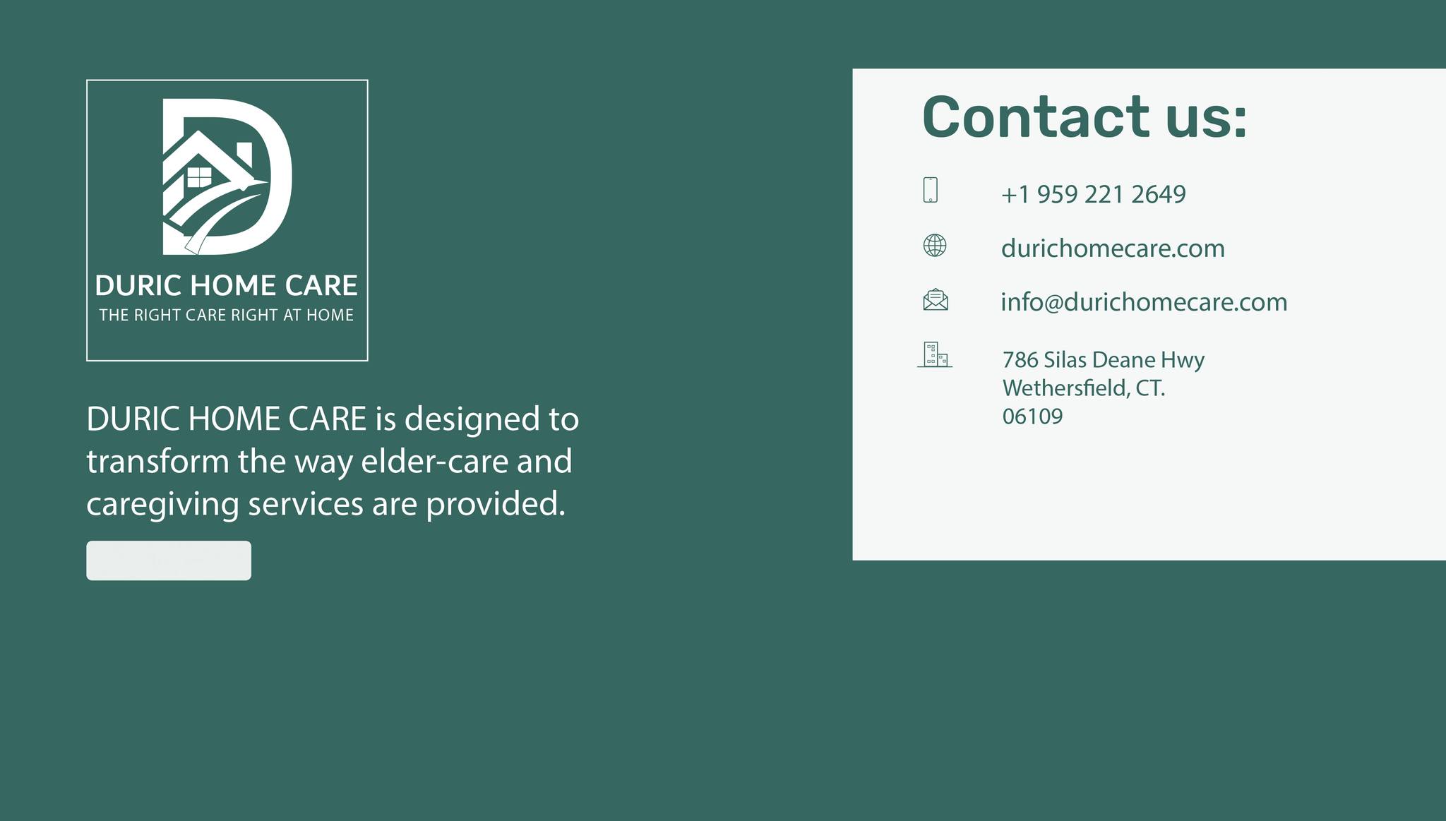 Duric Home Care | Wethersfield CT