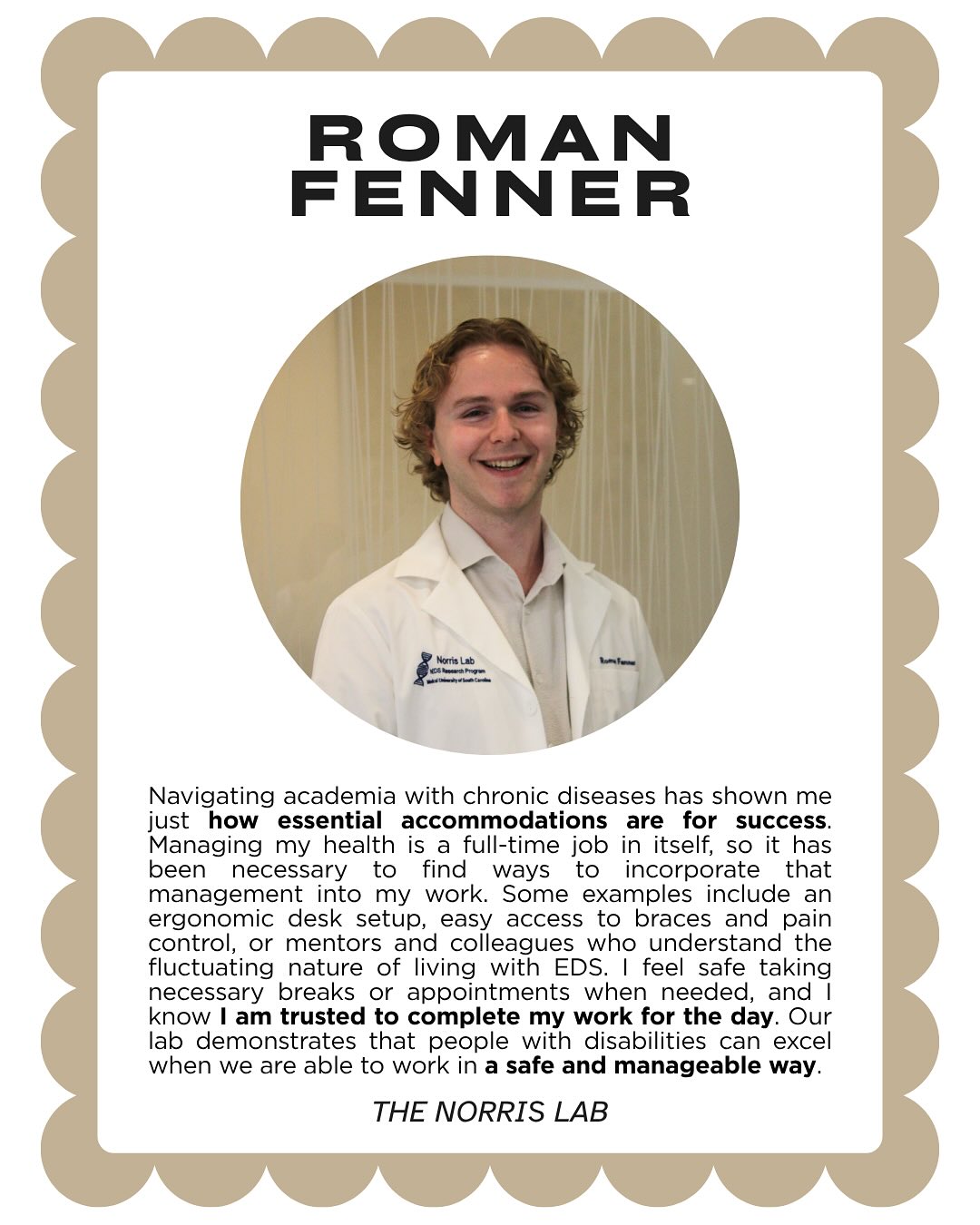 The Norris Lab - Meet Roman, an MD/PhD student in the... | Facebook