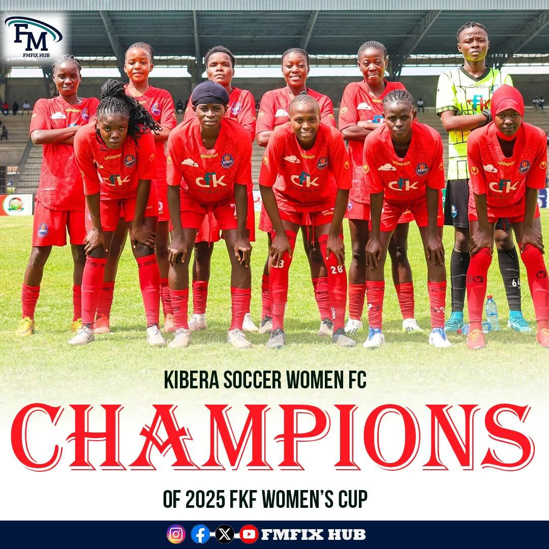LADIES FOOTBALL UPDATE IN KENYA | 🏆 Kibera Soccer Women FC are the 2025 ...