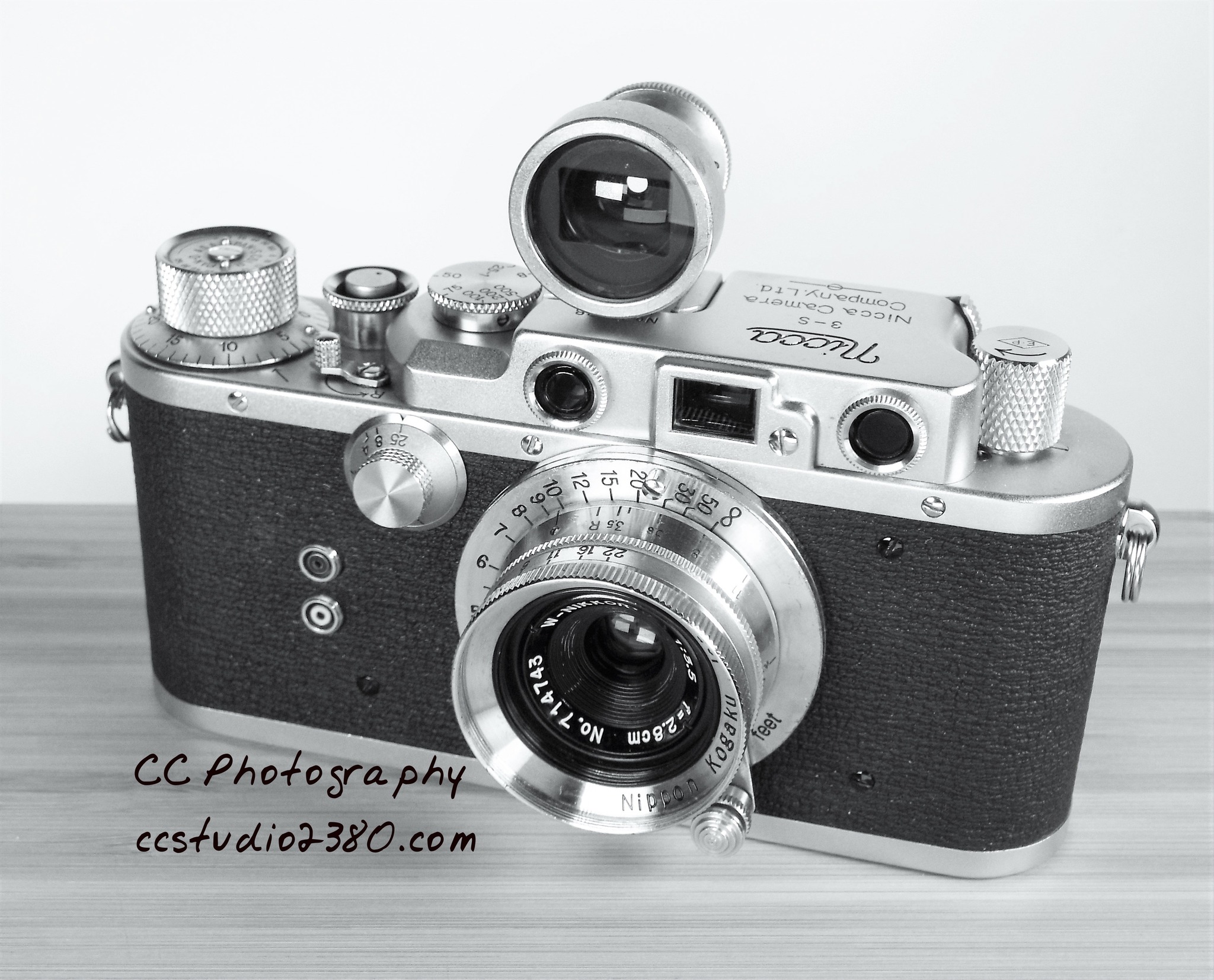 Nicca 3F Japanese rangefinder camera with Jupiter 8 lens