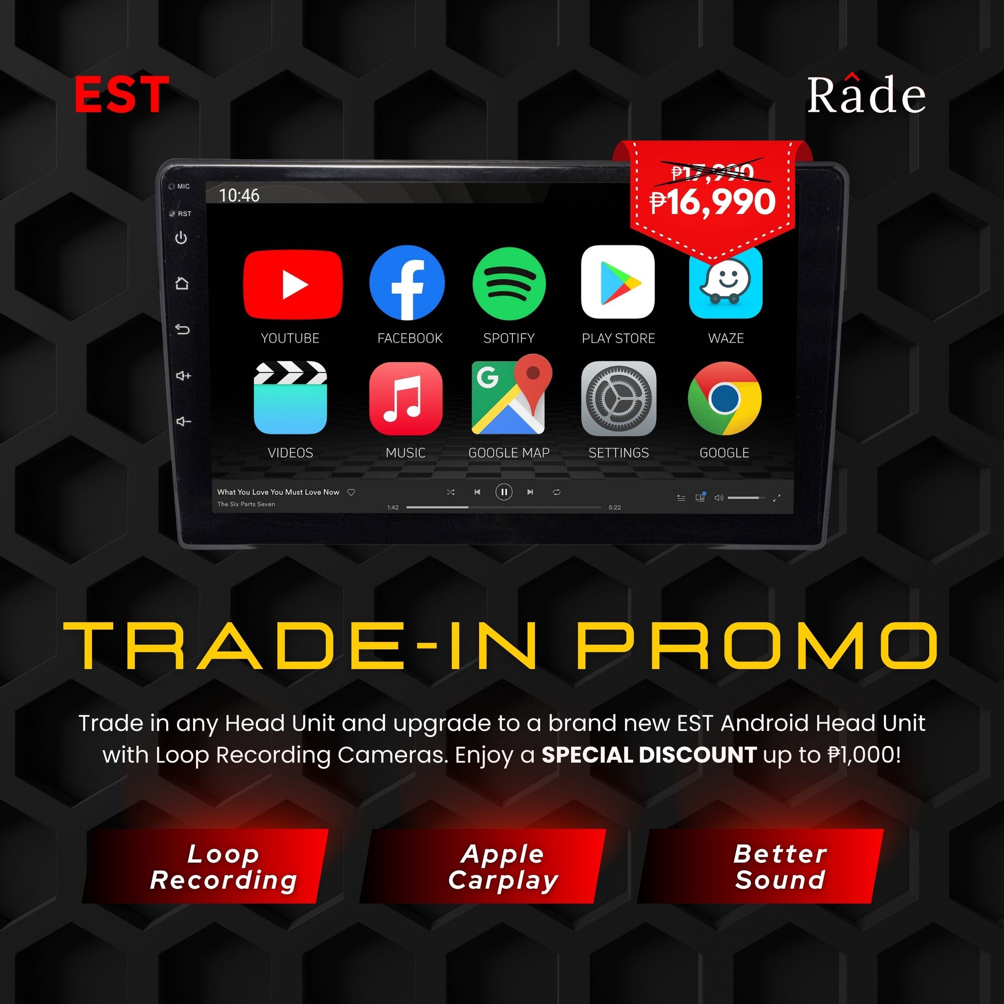Rade - 🚗 SWAP & SAVE PROMO! 🚗 Trade in your old Head Unit and upgrade ...