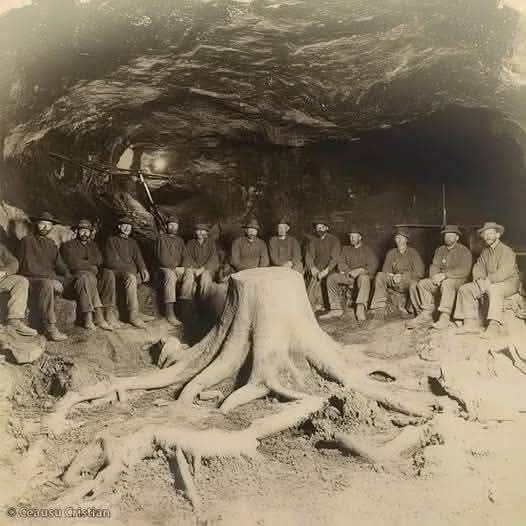 Discovery of a 300 million year old petrified tree stump in Wilkes