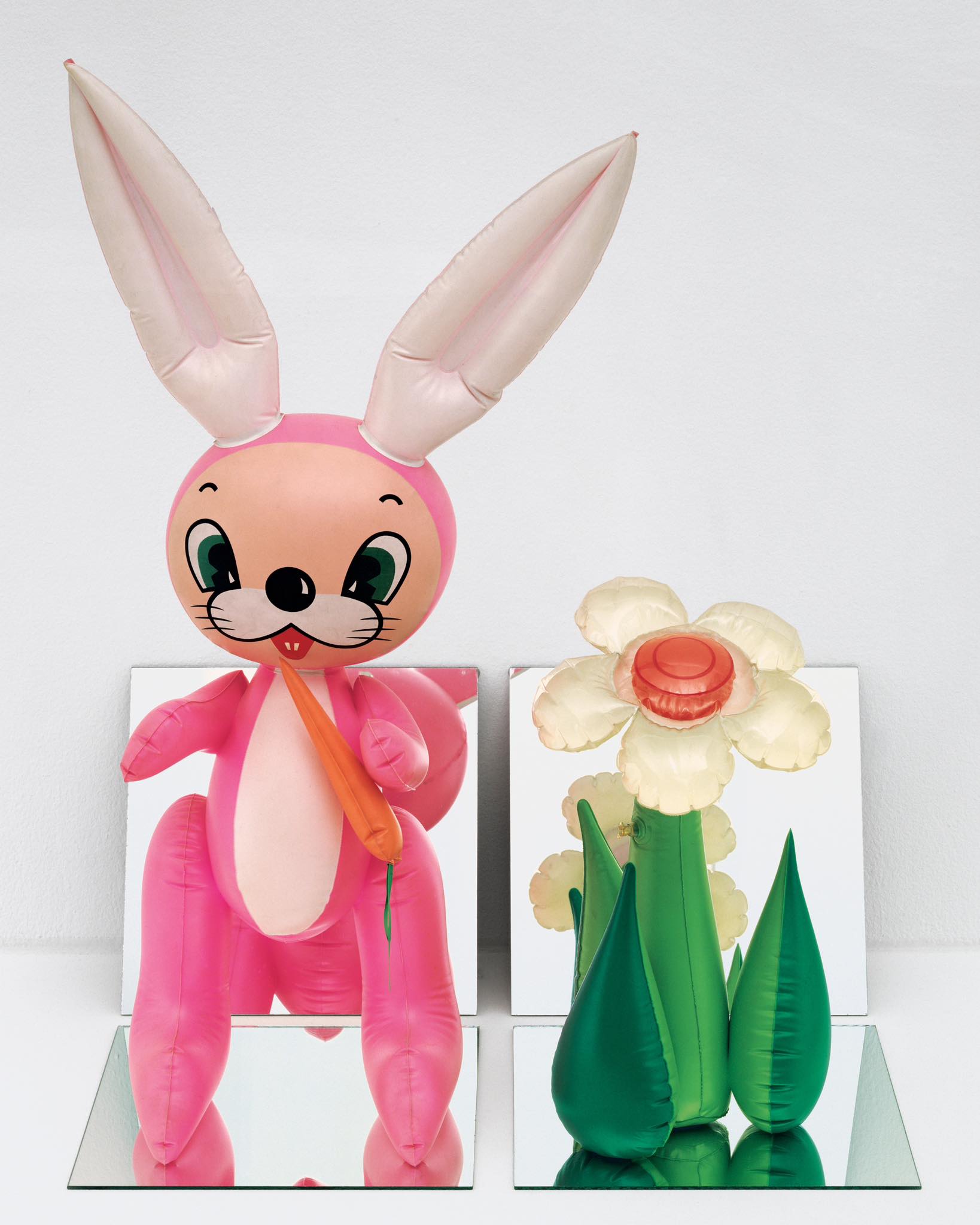 Jeff Koons' stainless steel rabbit sculpture inspiration