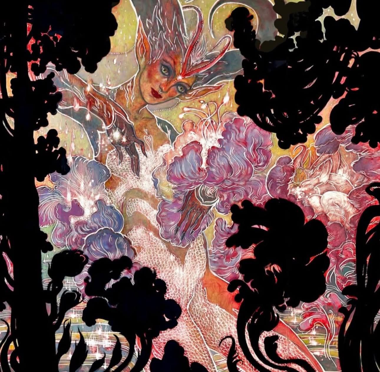 Rebecca Guay artist proof of Bitterblossom with original sketch