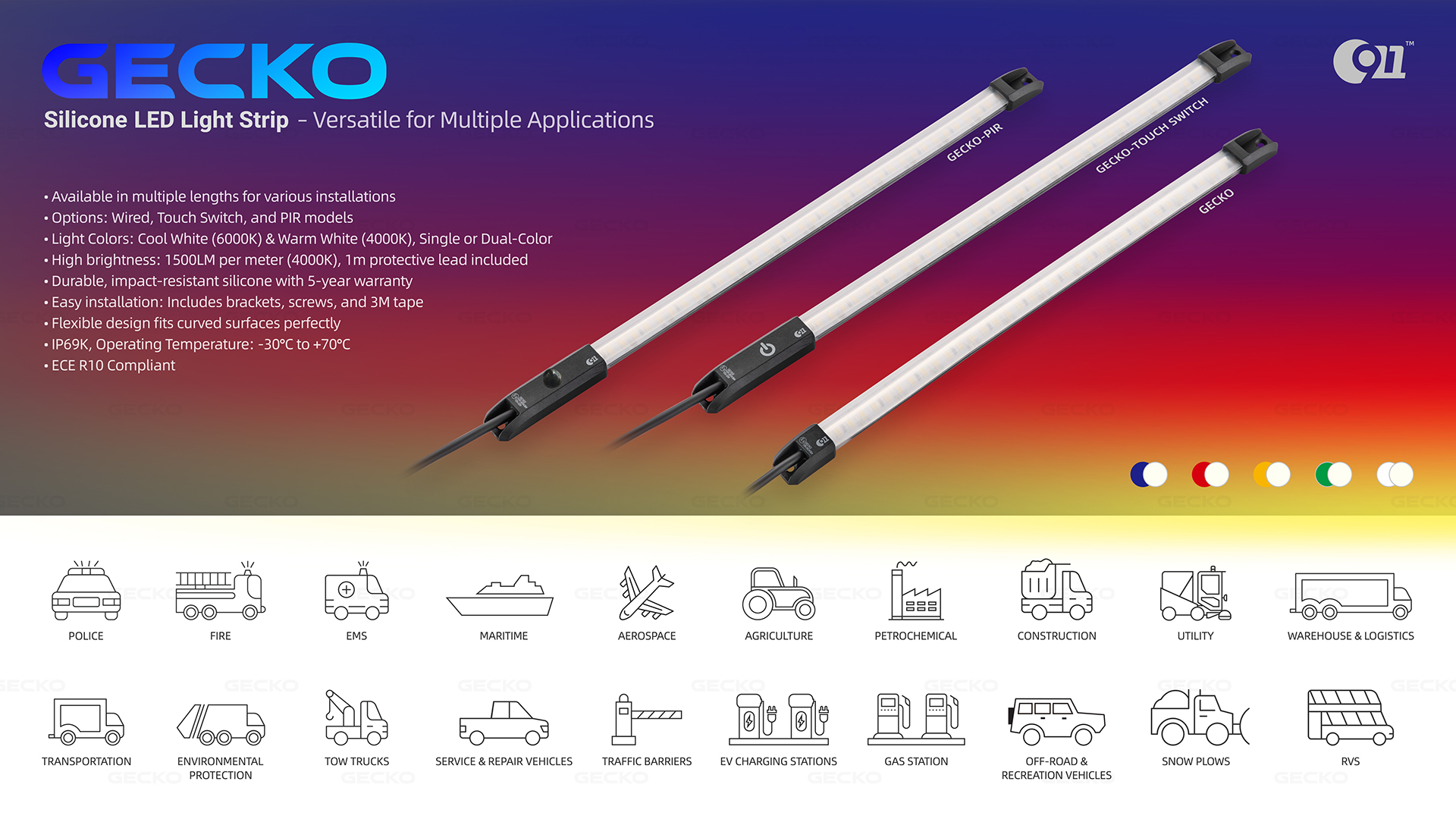 911 - 🚀 Upgrade Your Vehicle Lighting with GECKO! Take your lighting to ...