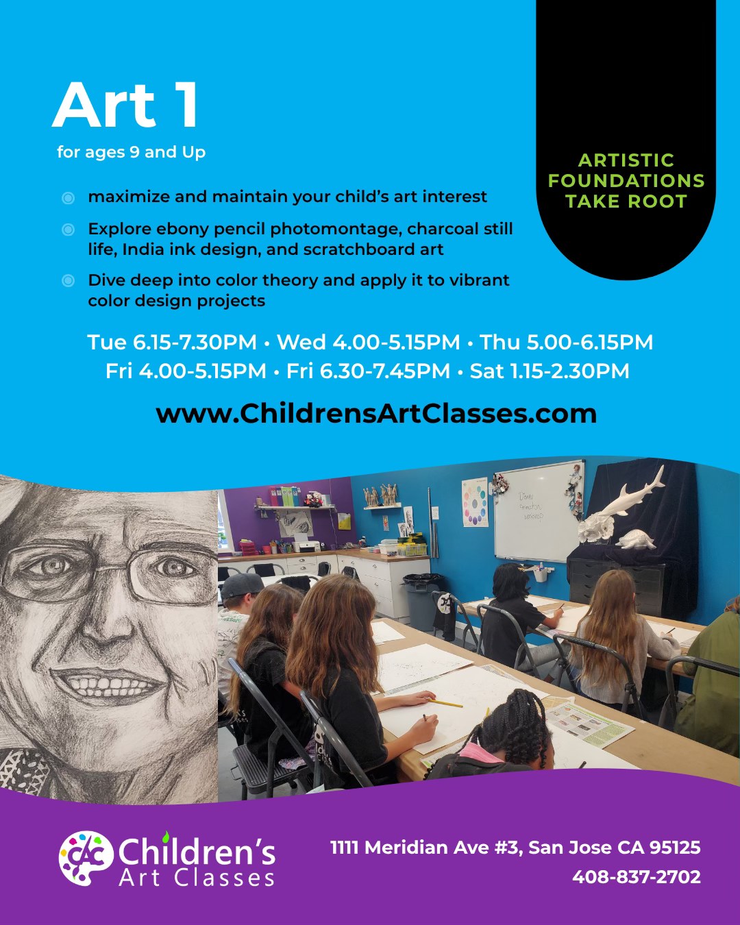 🎨 **Homeschool Families in San Jose — Fall Art Classes Are Now