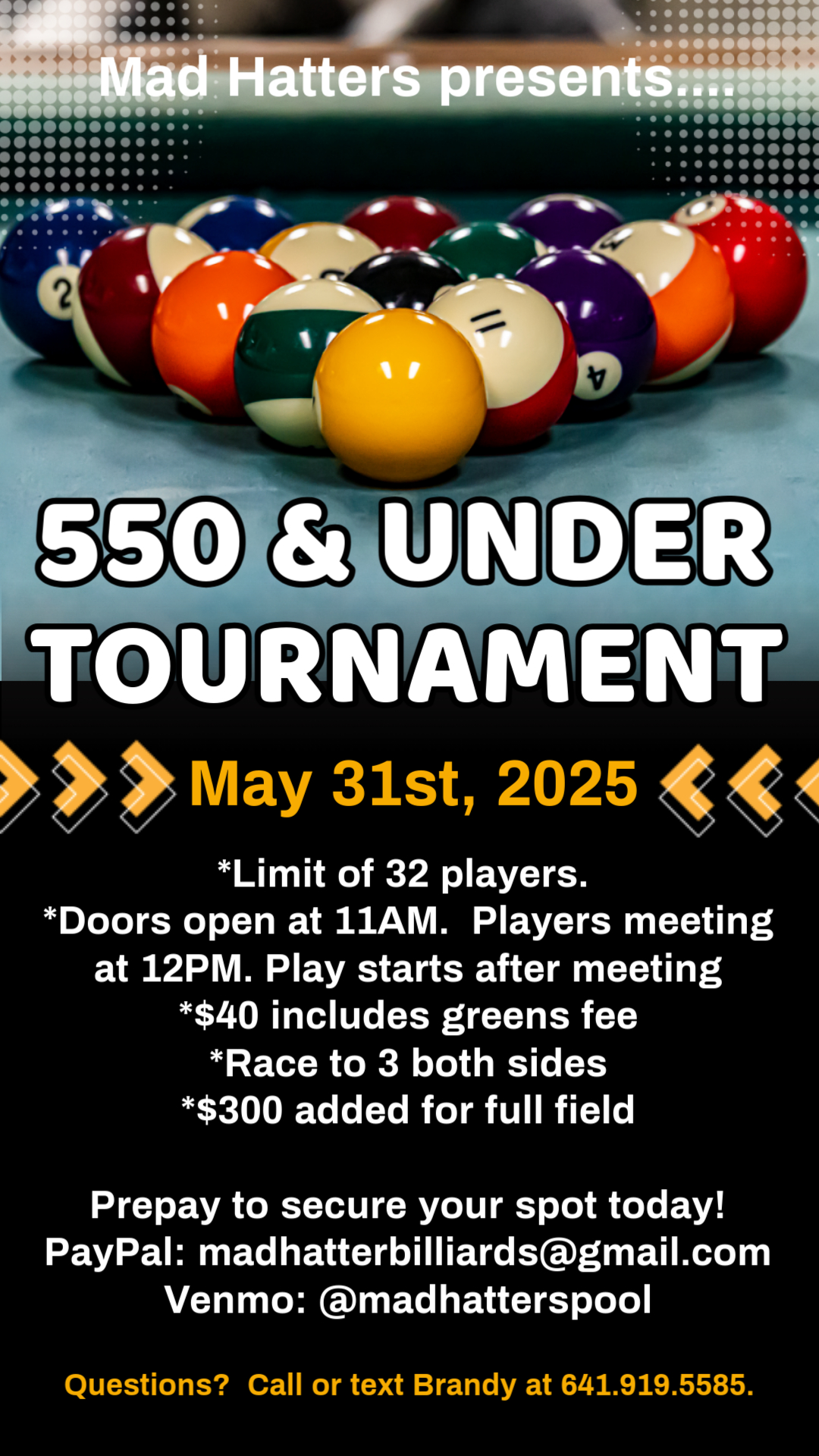 Mad - Who wants in?! :) 1. Rick McCarty 2. Dave Weller 3. Kory Neeley 4 ...