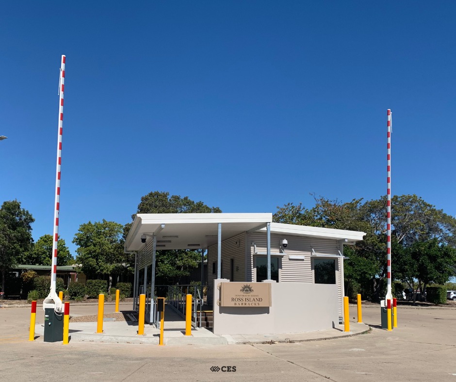 CES - 🔄Throwback 🏢 New Guardhouse at Base 🛡️ Completion of our all ...