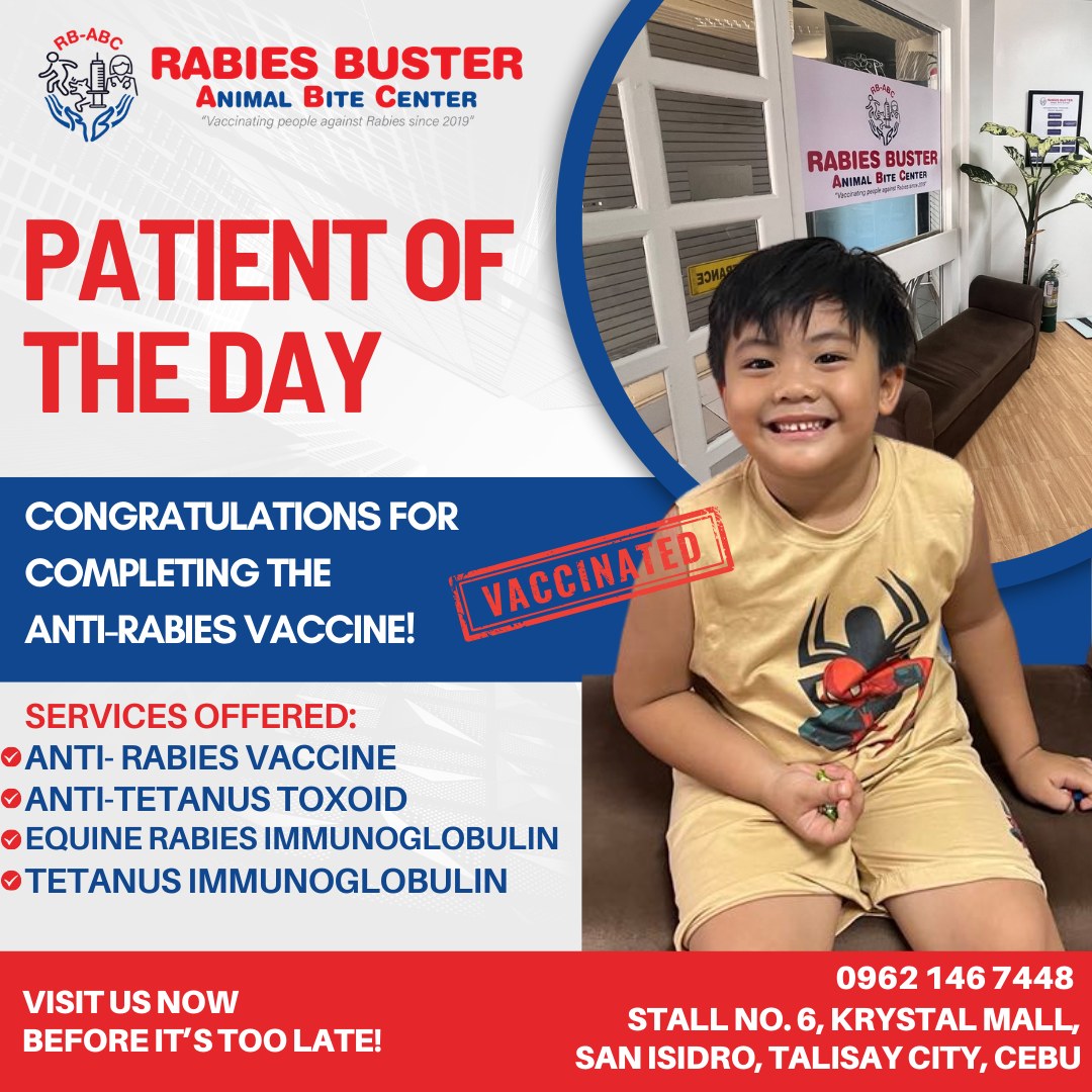 Talisay - Meet our Patient of the Day! He just completed his full anti ...