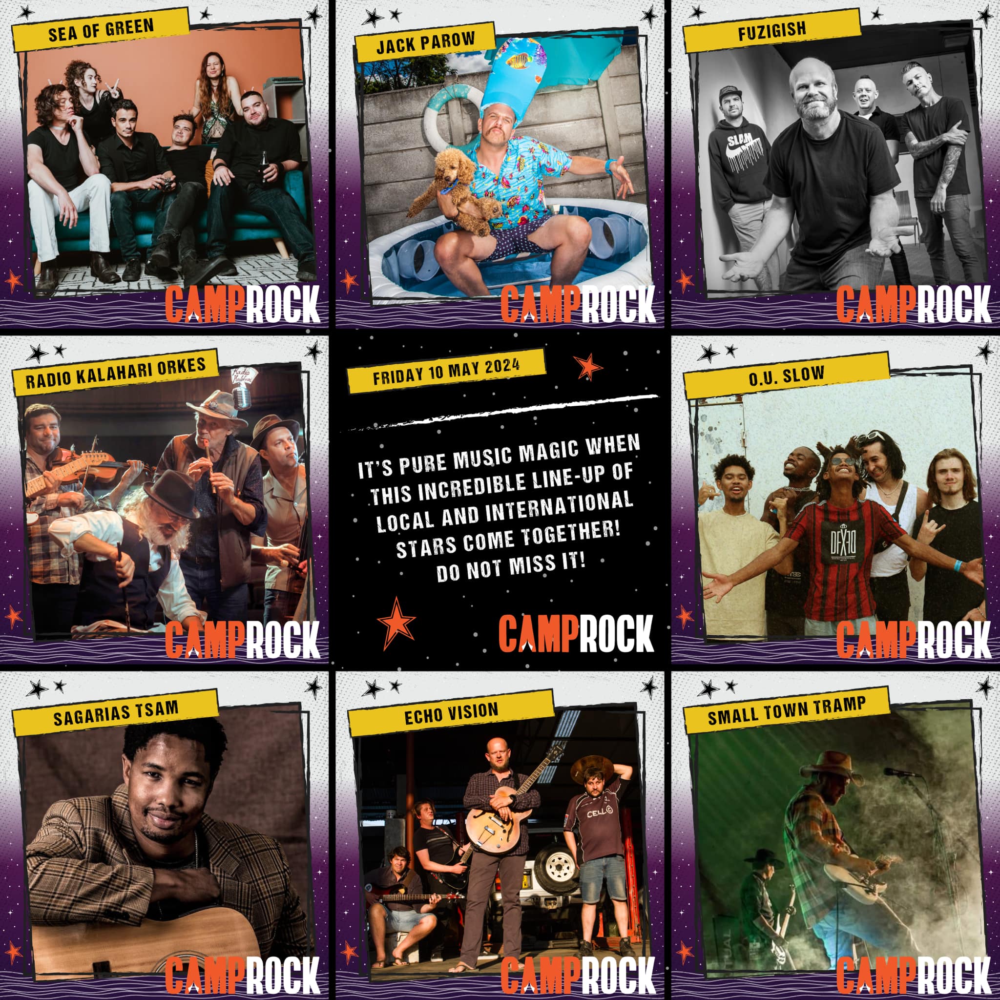 Check out our stellar lineup and the... - Camp Rock Namibia | Facebook