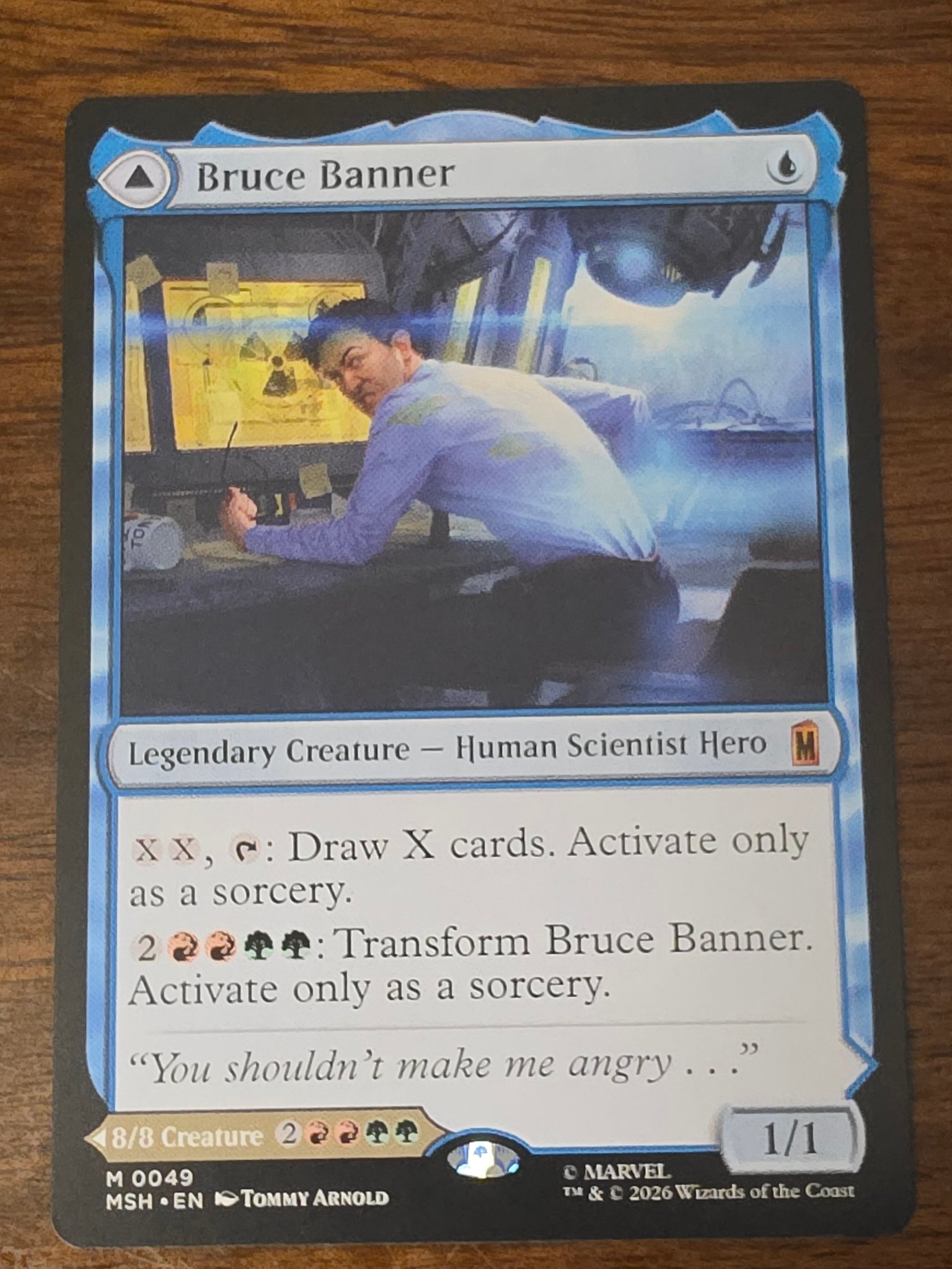 Bruce Banner card pull and deck building ideas