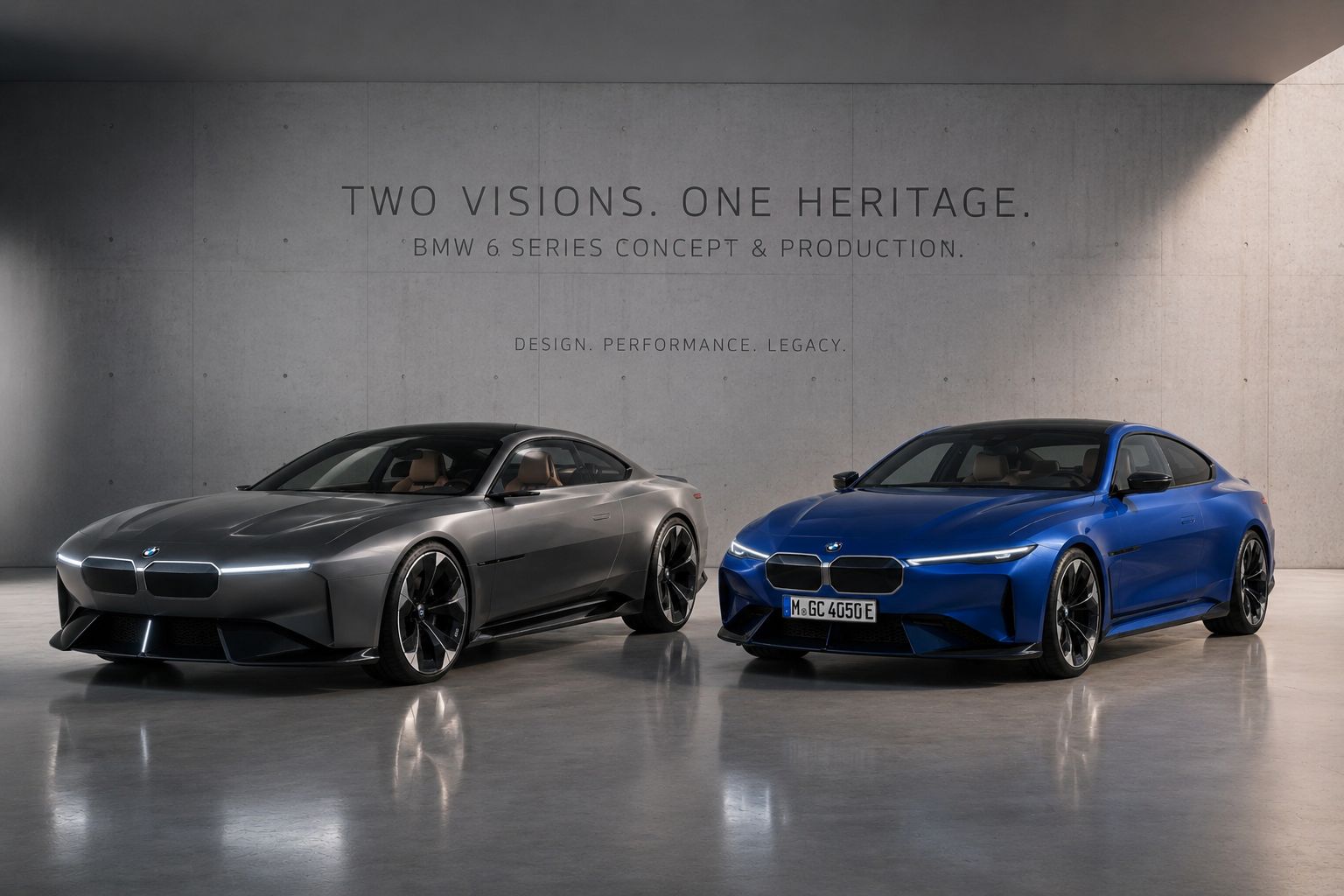 BMW 6 series concept & production Version ?