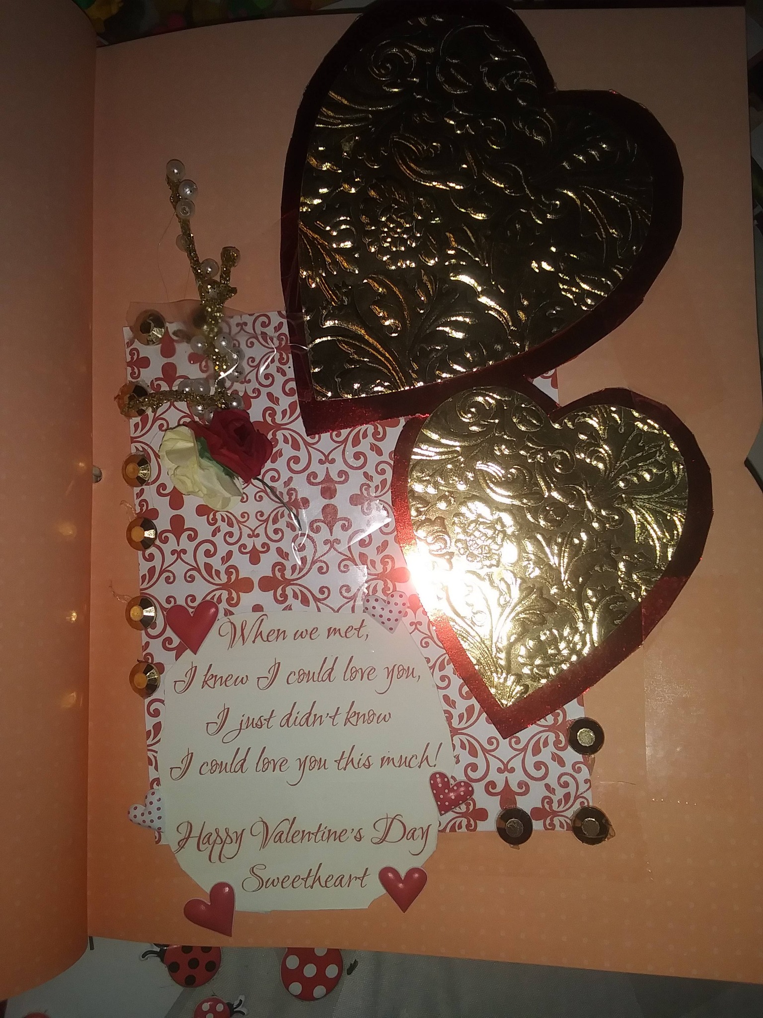 Marriage junk journal pages after 13 years together