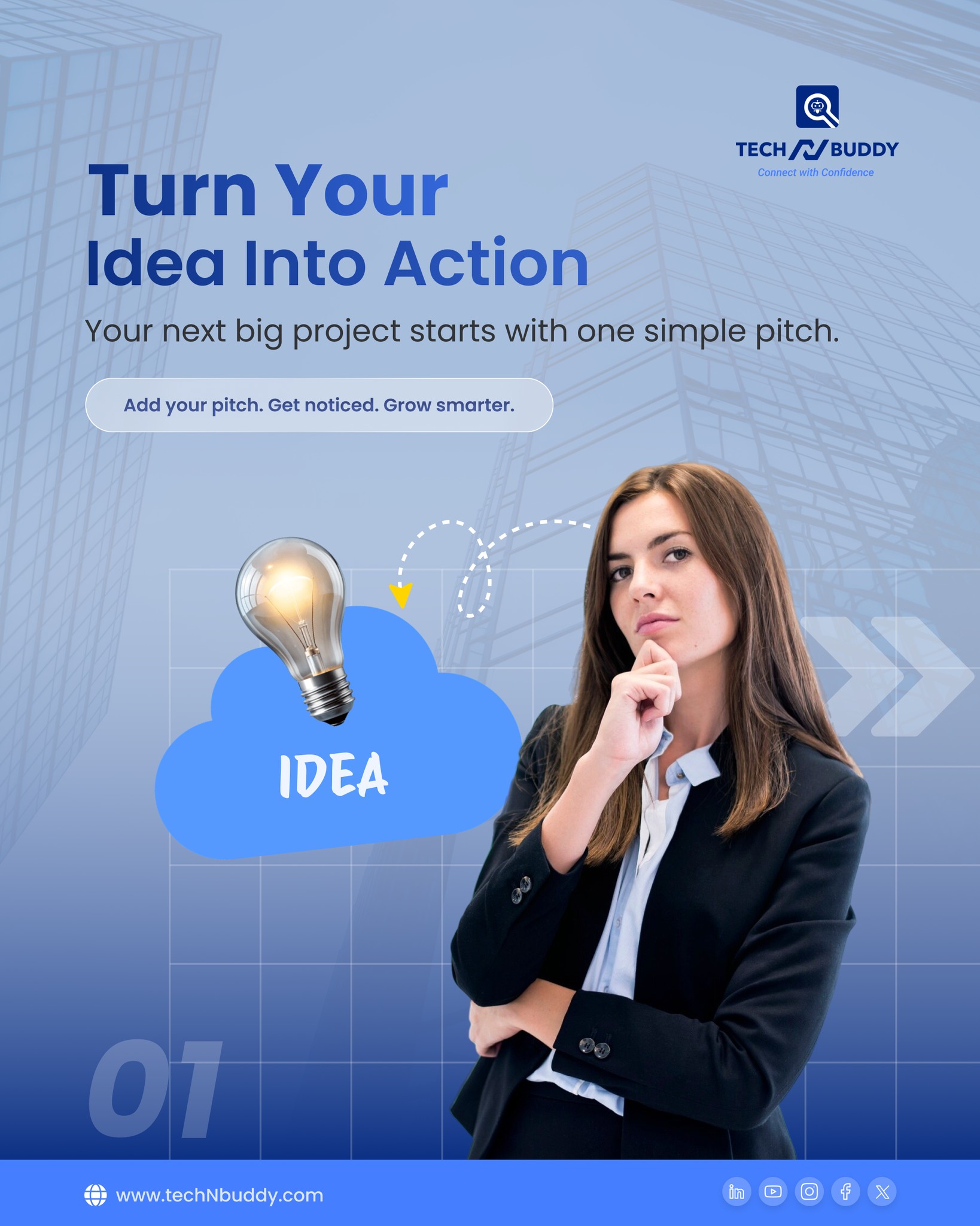 techNbuddy - 💡 Every idea starts small — a spark, a note,... | Facebook