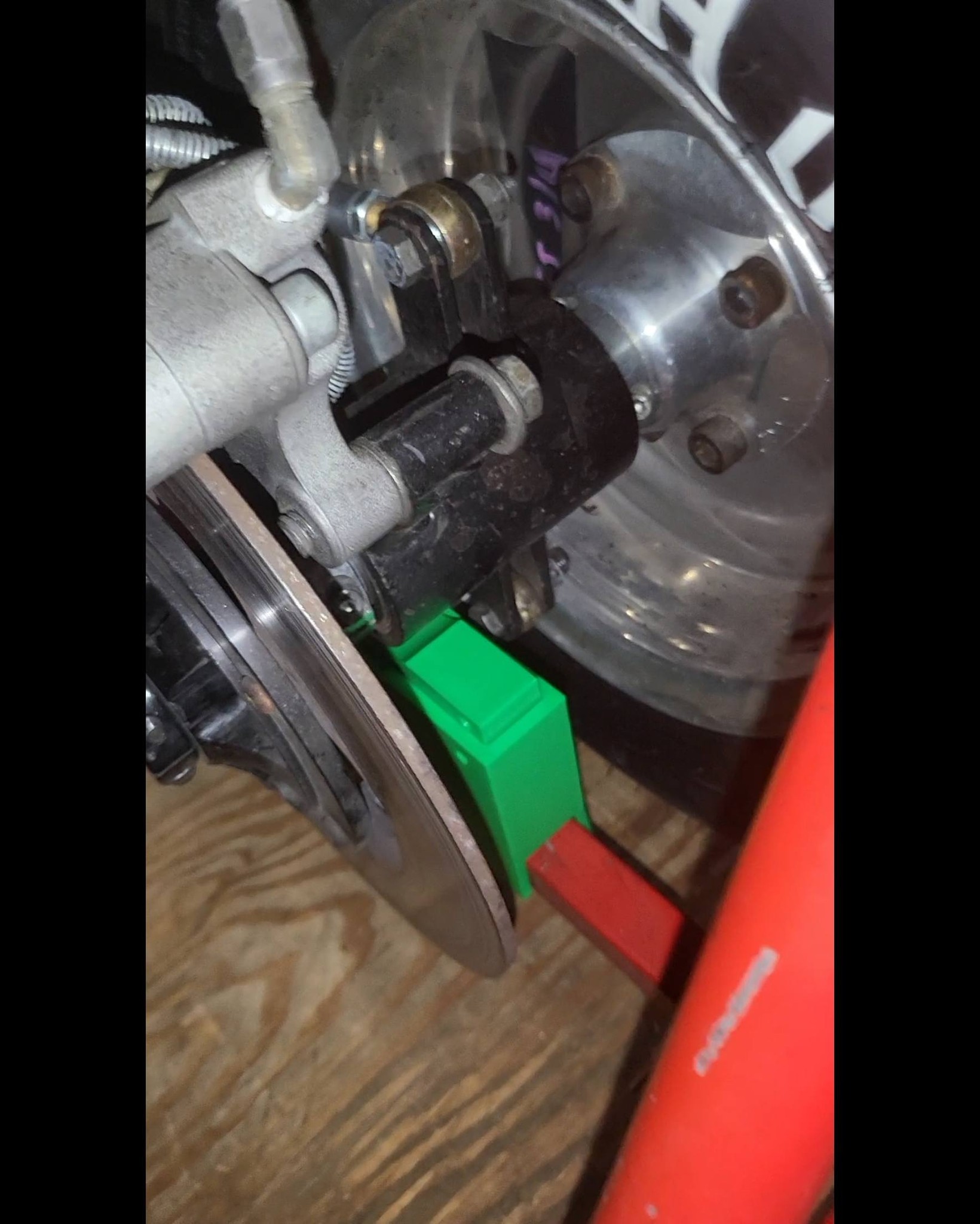 Adjustable ABS axel blocks for Bandolero racing