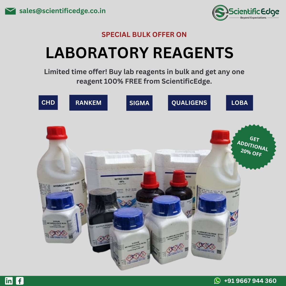 ScientificEdge - HURRY UP! #ScientificEdge brings a LIMITED-TIME DEAL ...