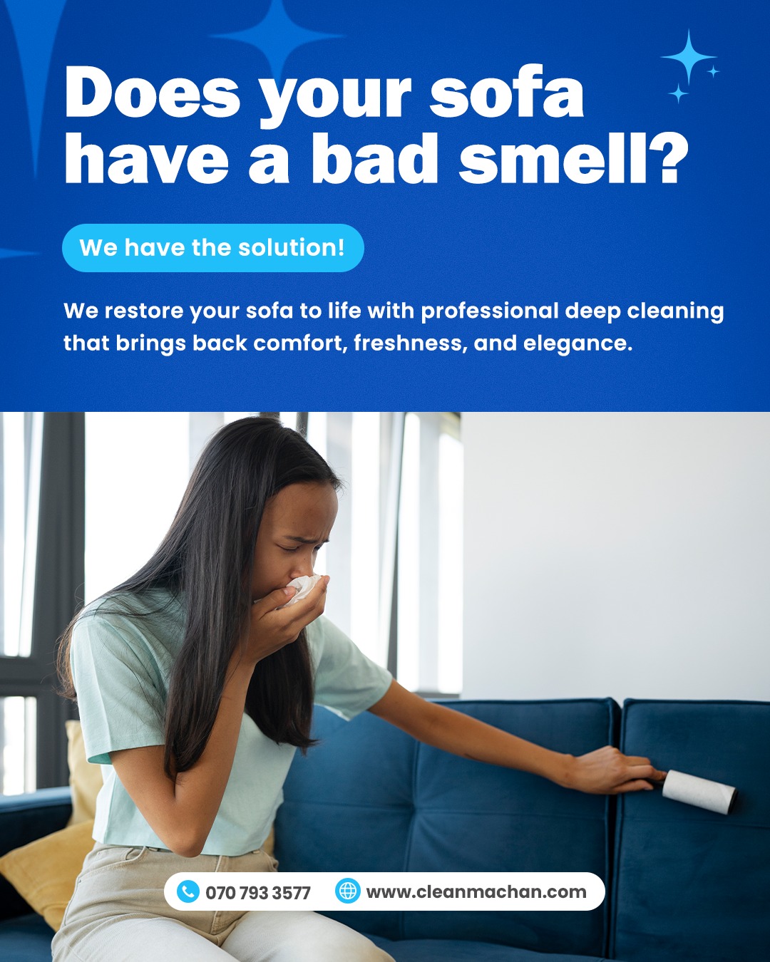 Clean - 👃 Does your sofa have a bad smell? Not anymore! At Clean Machan ...